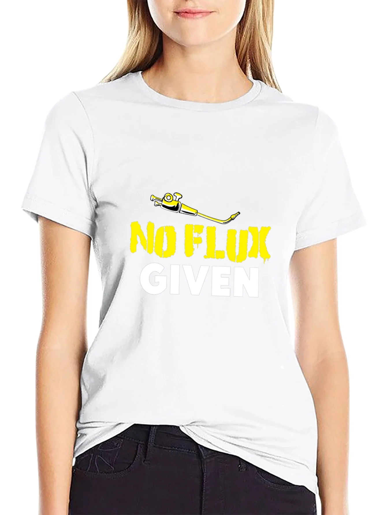 Rebbecca No Flux Given Mens Black T-Shirt
