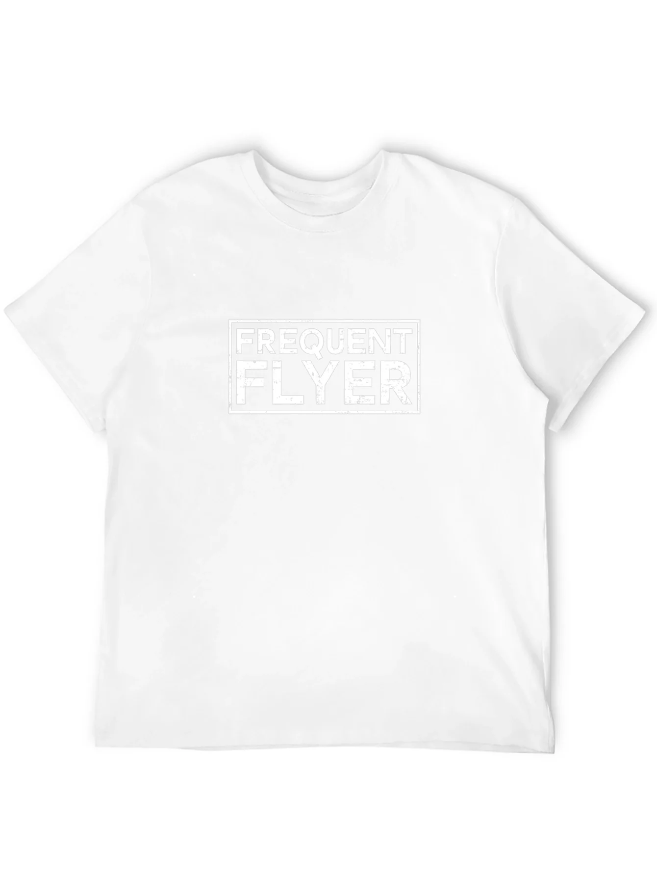 Camiseta Negra Frequent Flyer para Viajeros Frecuentes