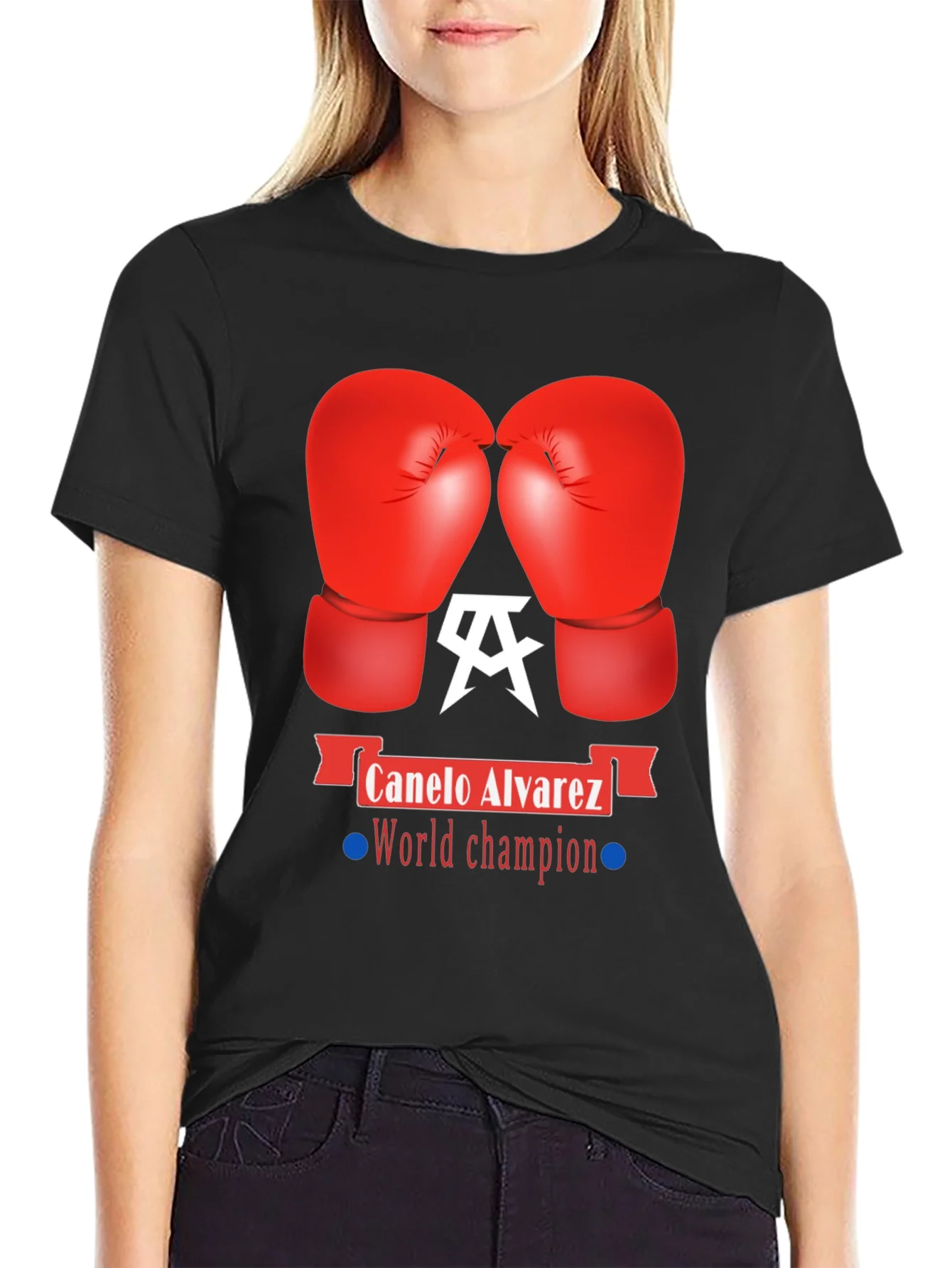 Rebbecca Canelo Alvarez World Champion Boxing Gloves T-Shirt