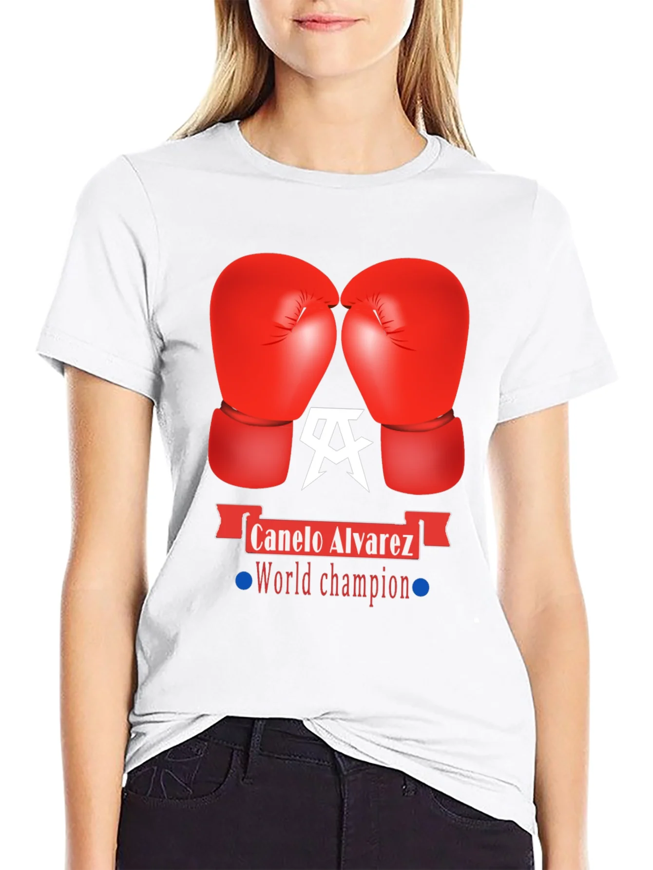 Rebbecca Canelo Alvarez World Champion Boxing Gloves T-Shirt