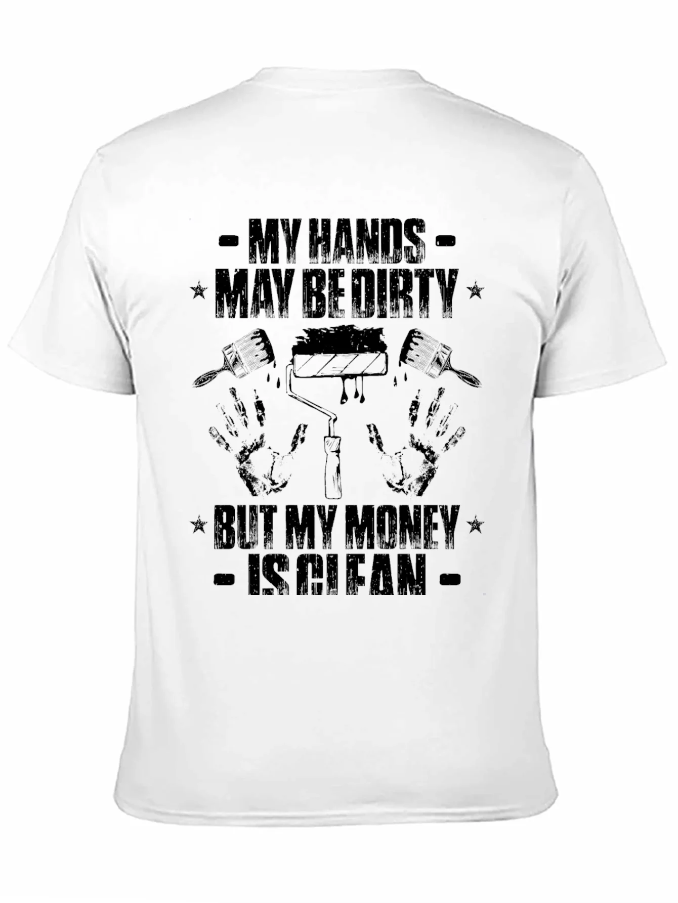 Rebbecca Dirty Hands Clean Money Painter T-Shirt