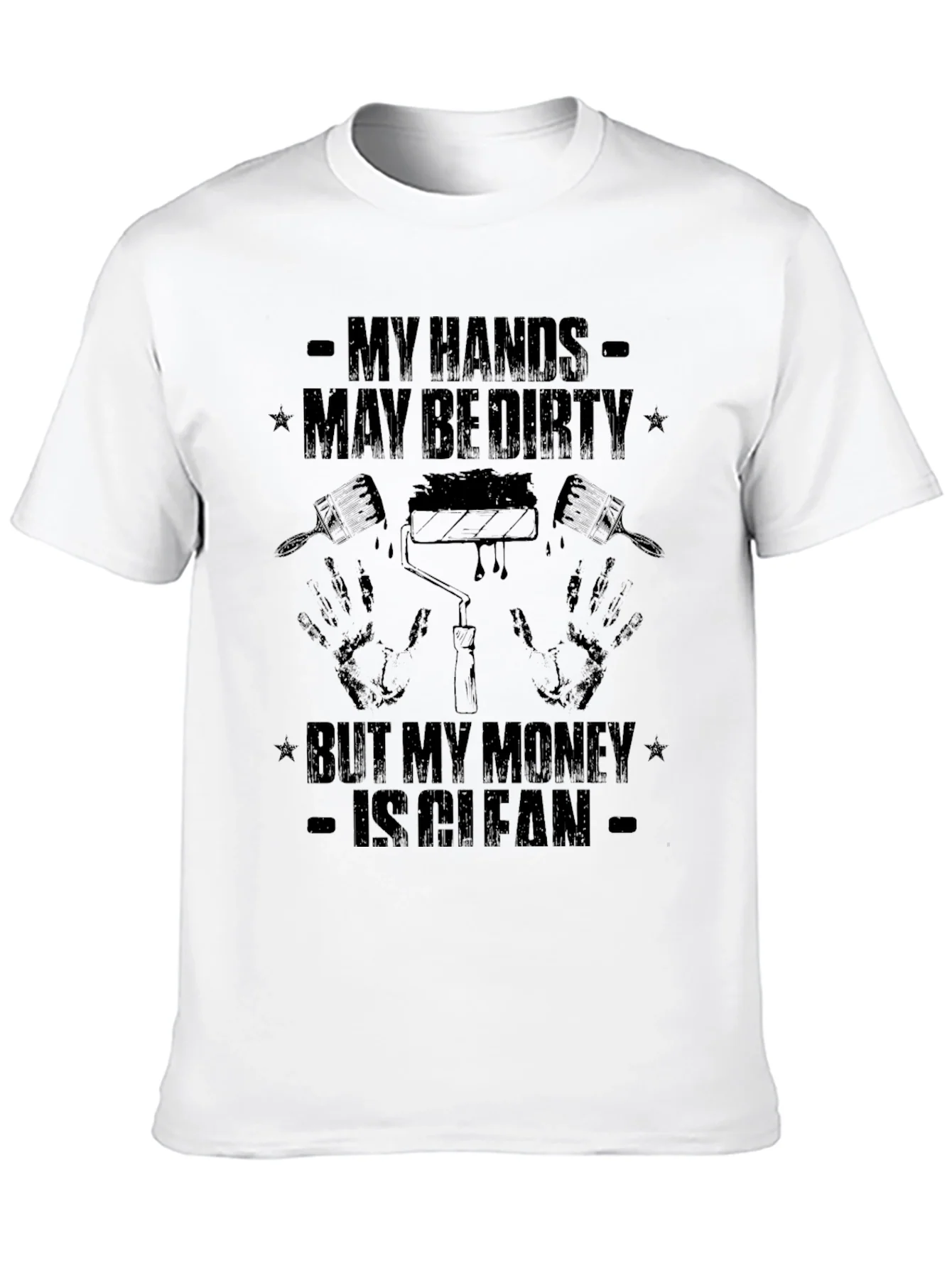 Rebbecca Dirty Hands Clean Money Painter T-Shirt
