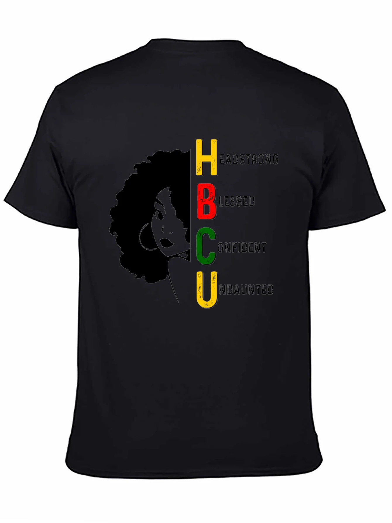 Rebbecca HBCU Headstrong Blessed Confident Undaunted T-Shirt