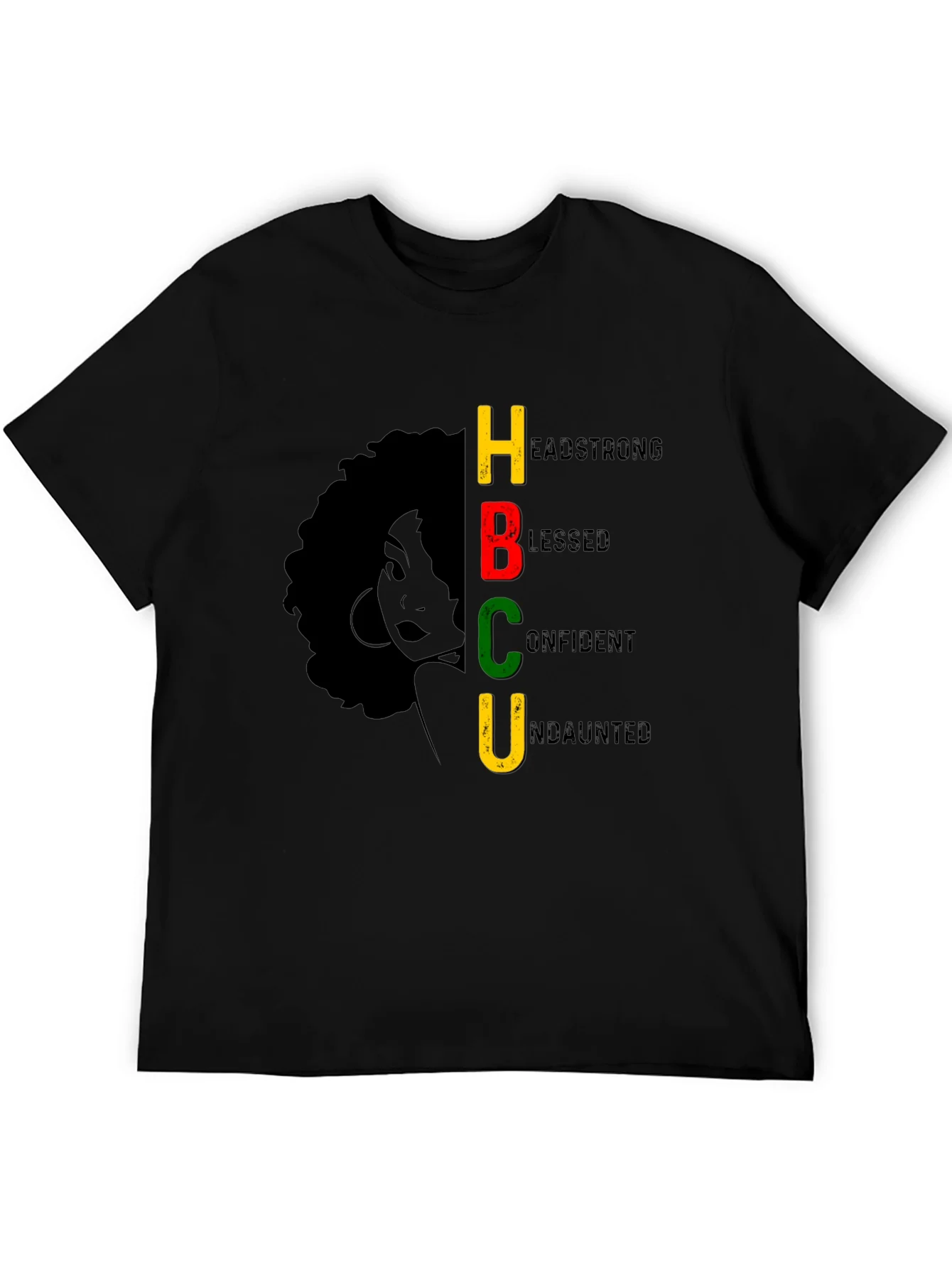 Rebbecca HBCU Headstrong Blessed Confident Undaunted T-Shirt