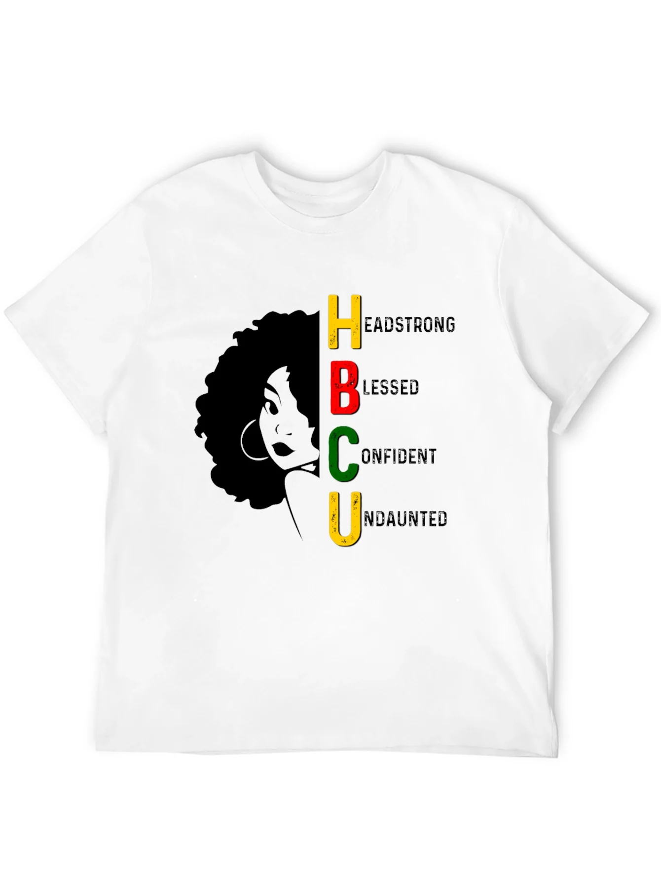 Rebbecca HBCU Headstrong Blessed Confident Undaunted T-Shirt
