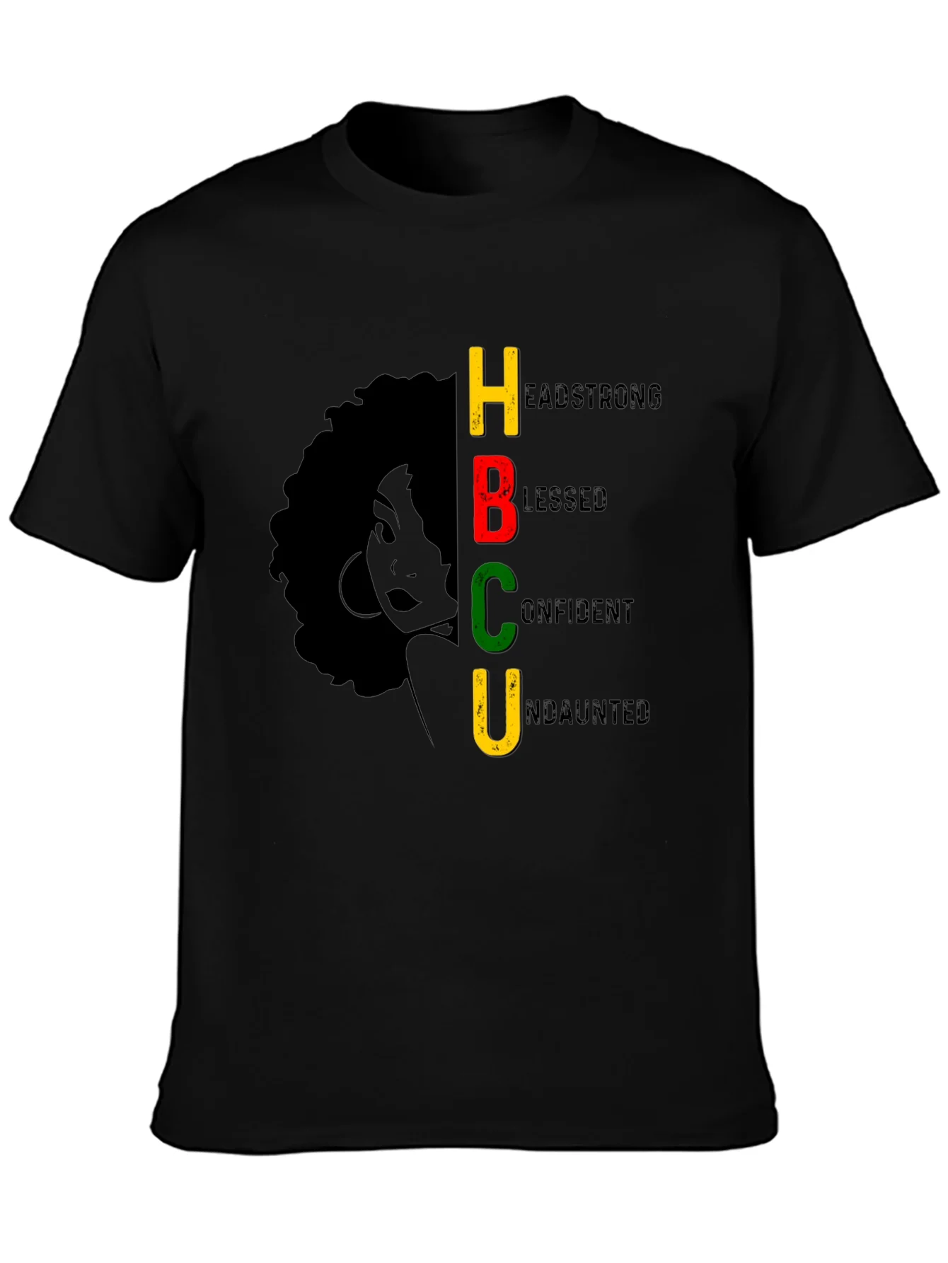 Rebbecca HBCU Headstrong Blessed Confident Undaunted T-Shirt