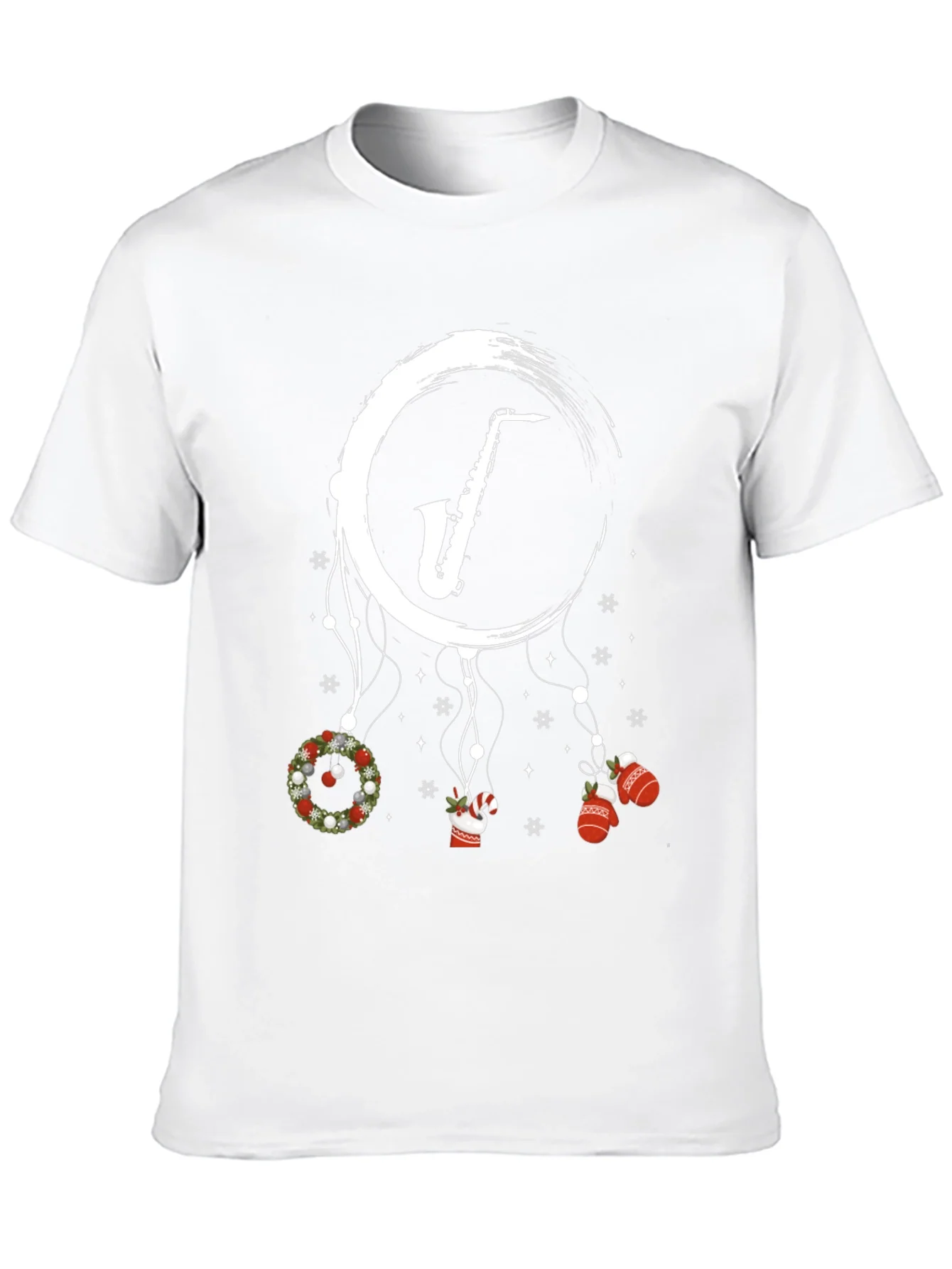 Rebbecca Saxophone Christmas T-Shirt