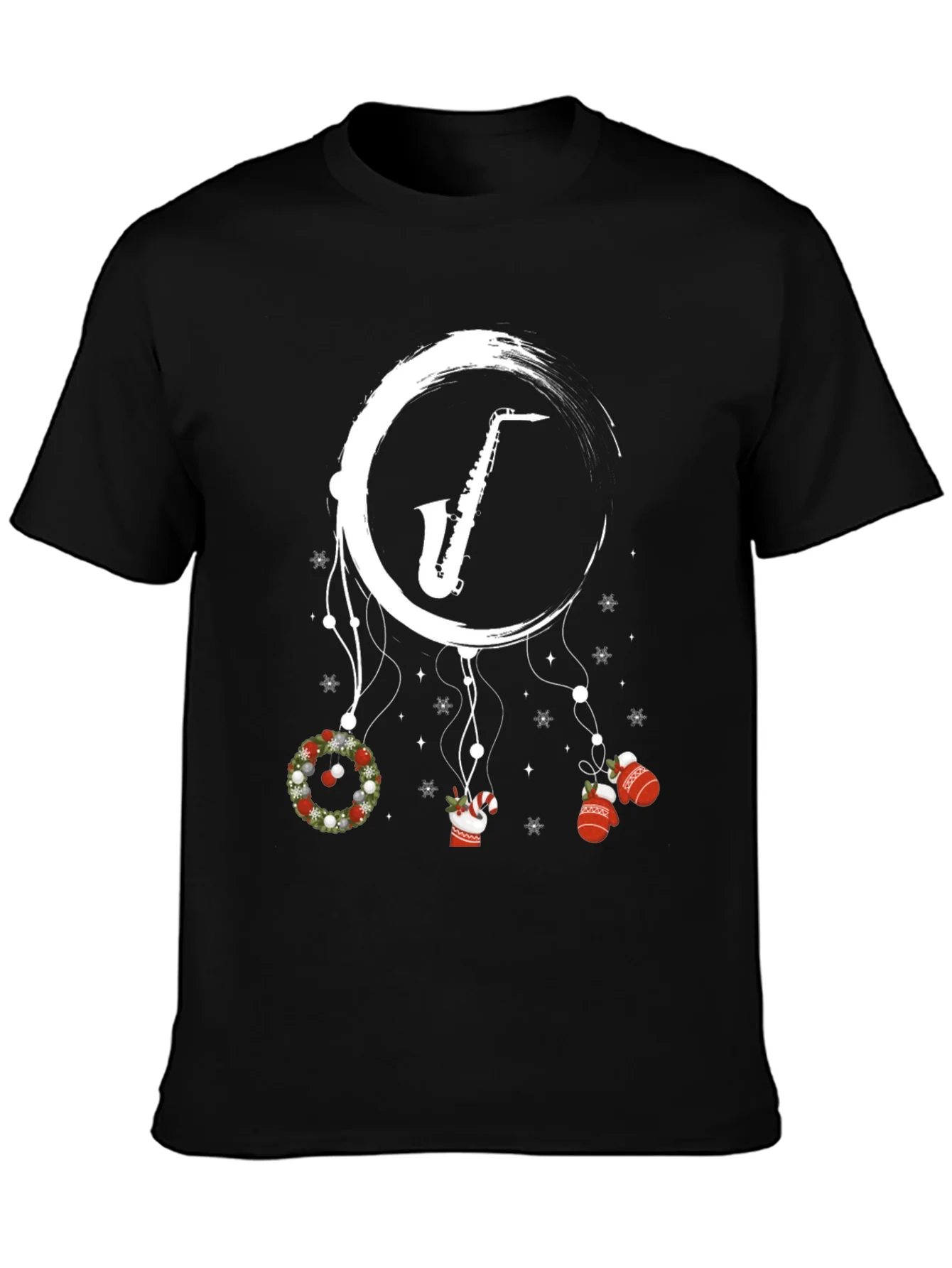 Rebbecca Saxophone Christmas T-Shirt