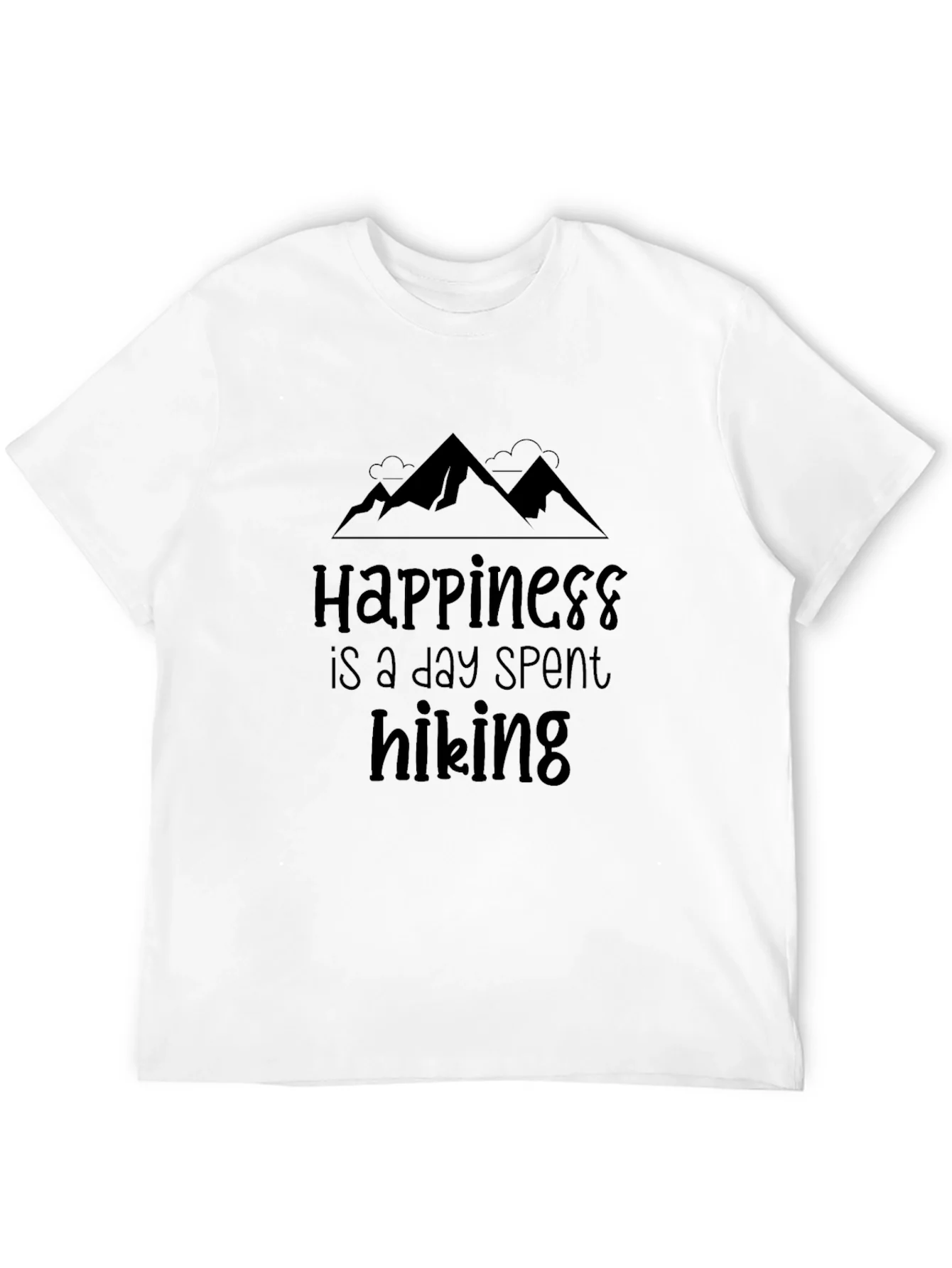 Rebbecca Happiness Hiking T-Shirt Black Comfort Fit