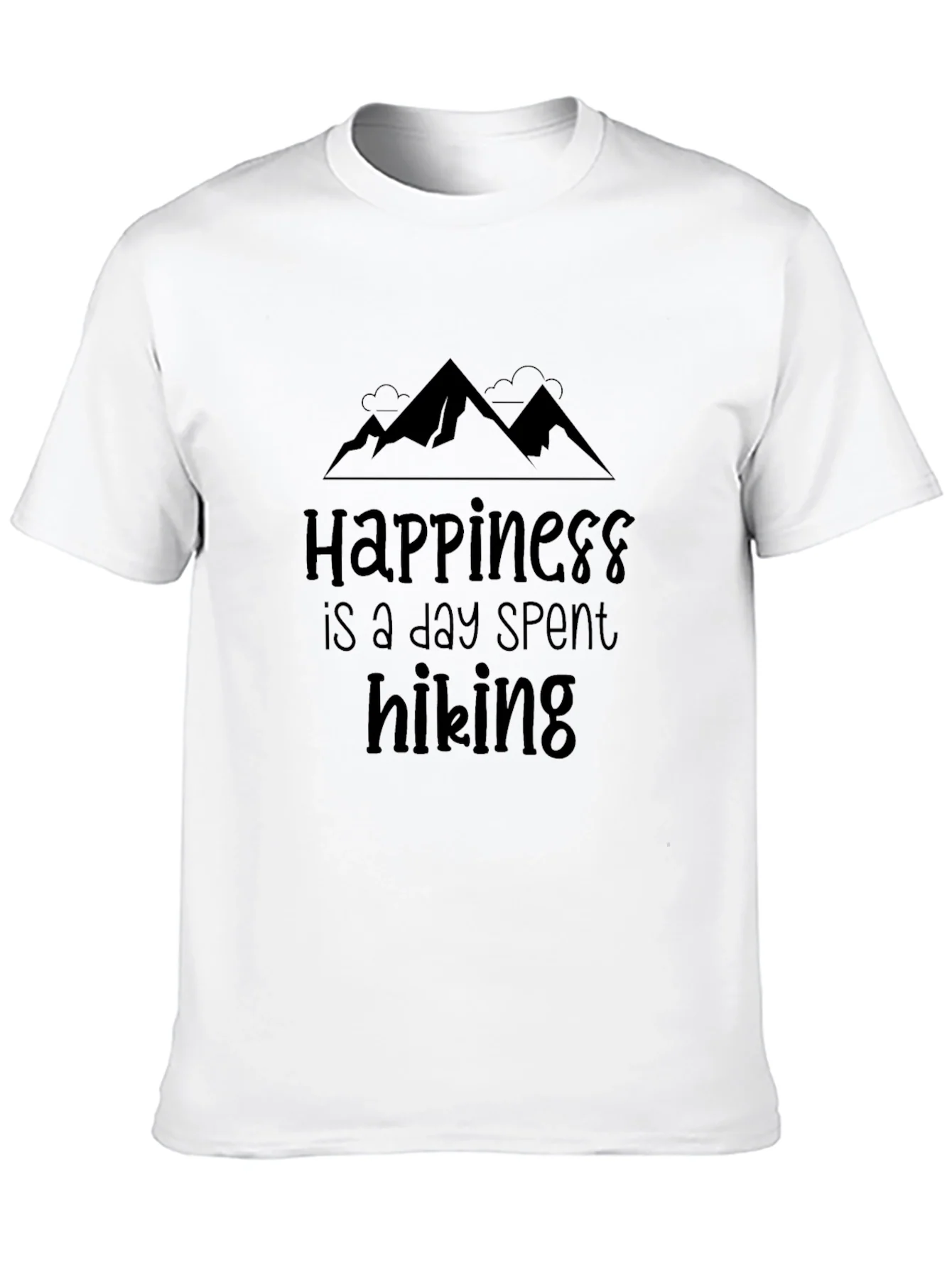 Rebbecca Happiness Hiking T-Shirt Black Comfort Fit