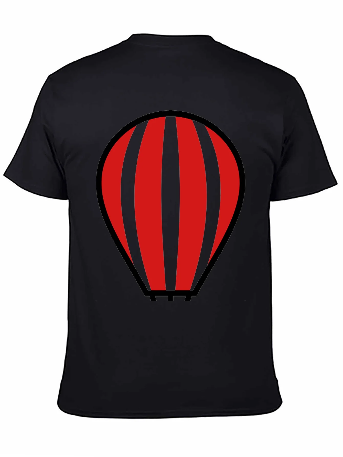 Rebbecca Striped Hot Air Balloon Graphic T-Shirt