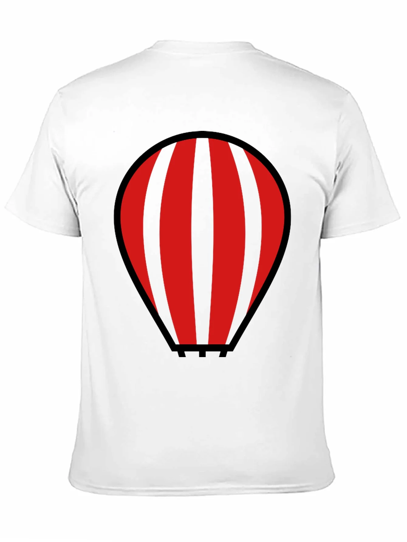 Rebbecca Striped Hot Air Balloon Graphic T-Shirt