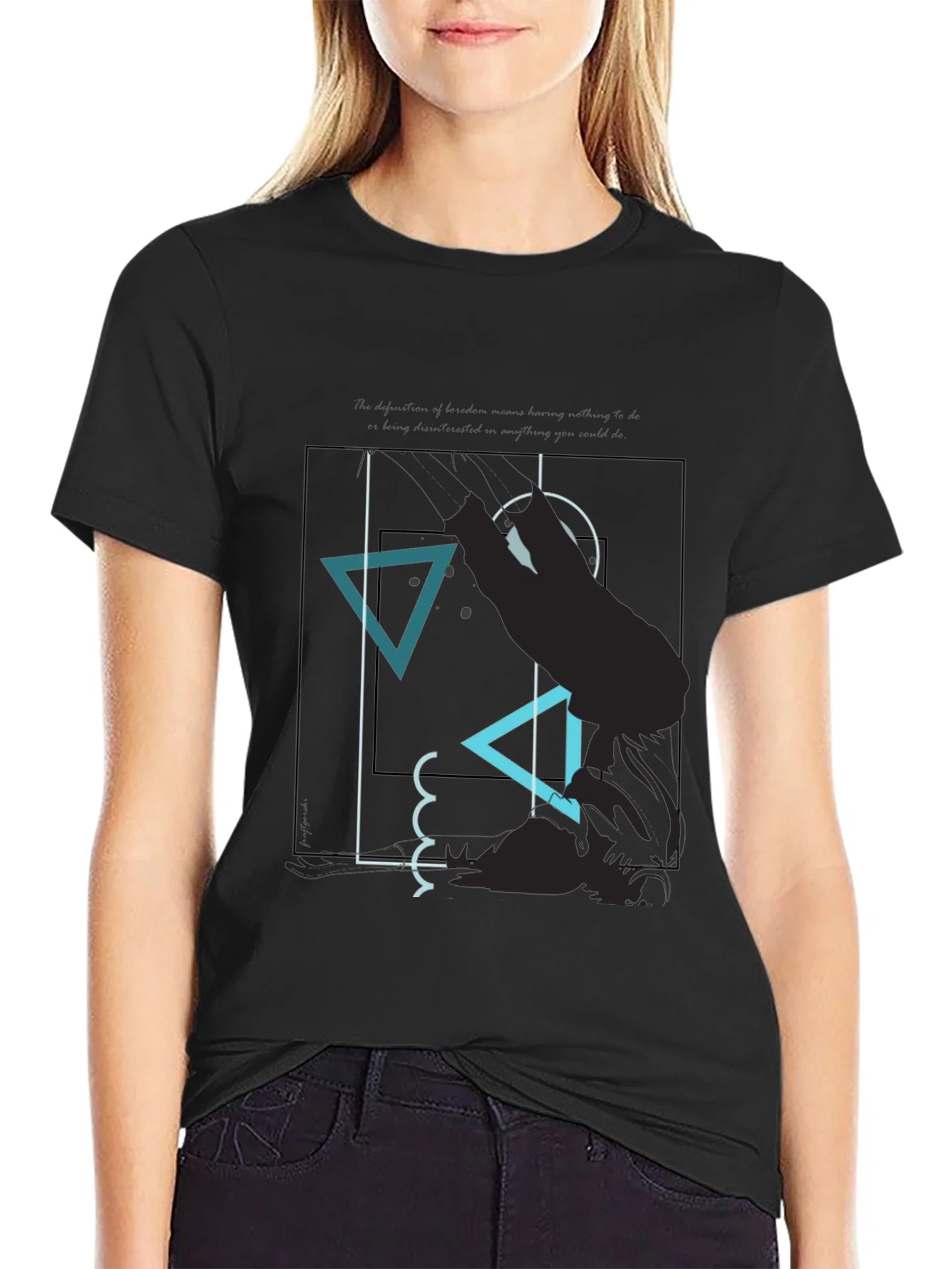 Rebbecca Abstract Graphic Tee - Modern Mens T-Shirt