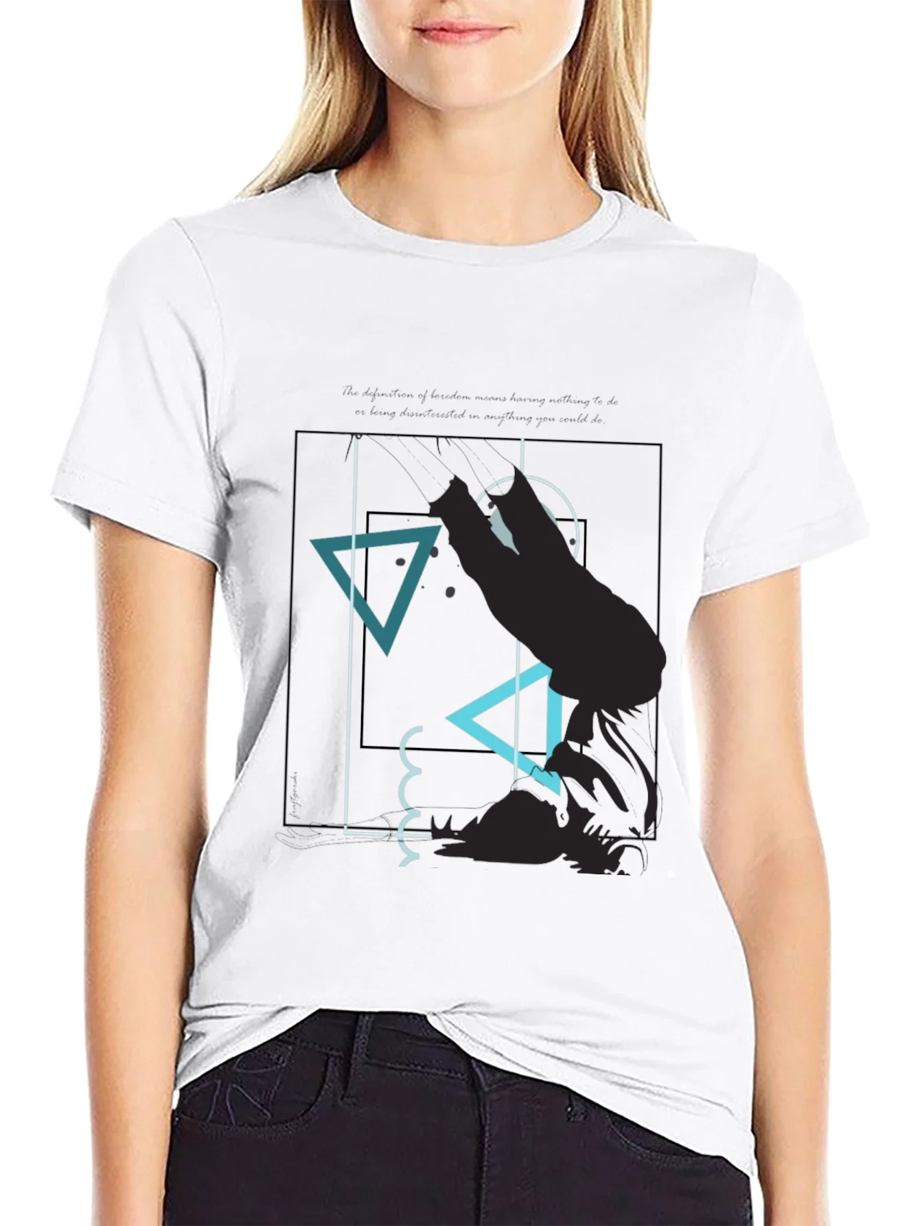 Rebbecca Abstract Graphic Tee - Modern Mens T-Shirt