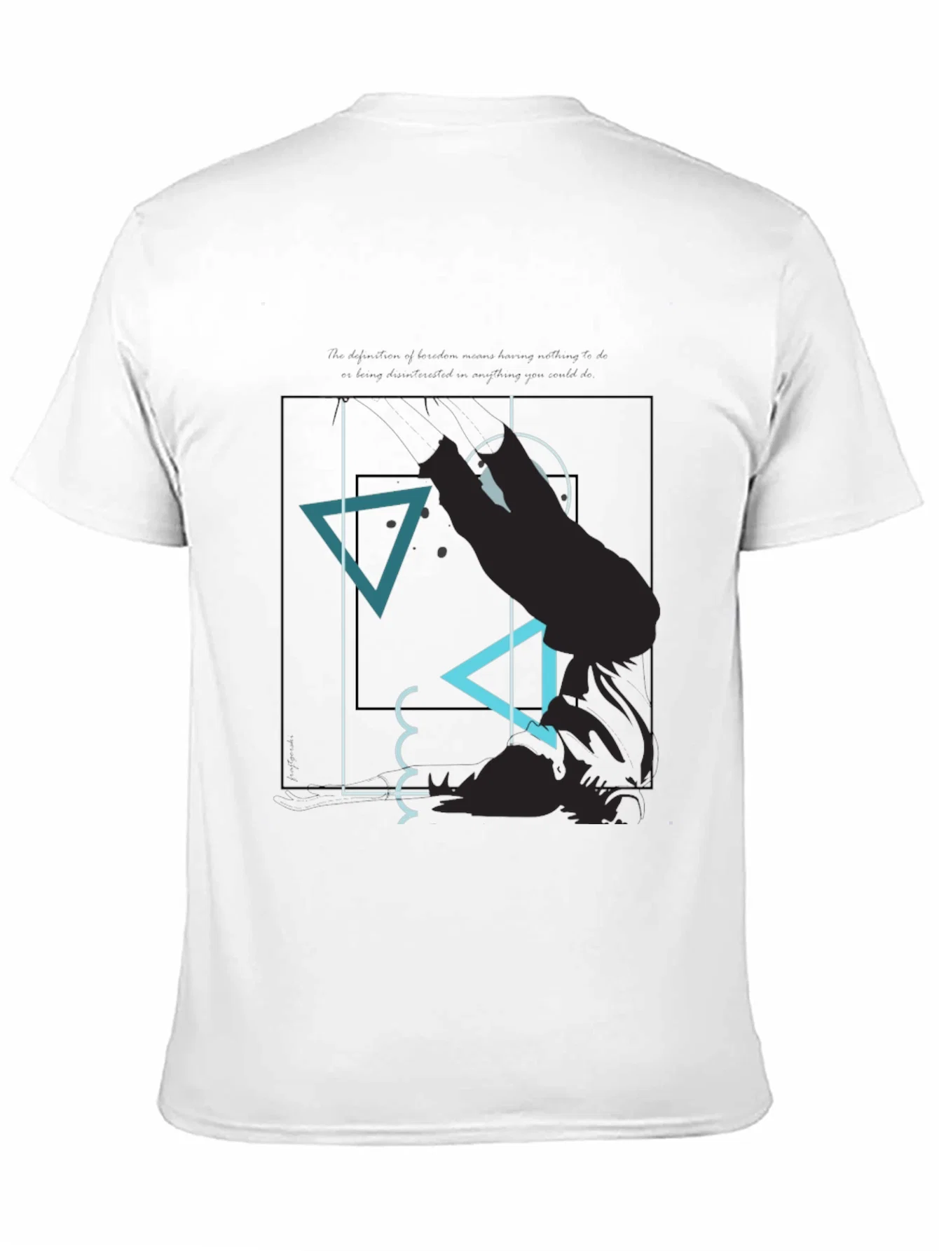 Rebbecca Abstract Graphic Tee - Modern Mens T-Shirt