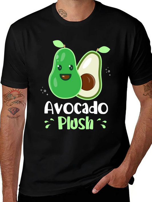 Rebbecca Avocado Plush Graphic T-Shirt - Black
