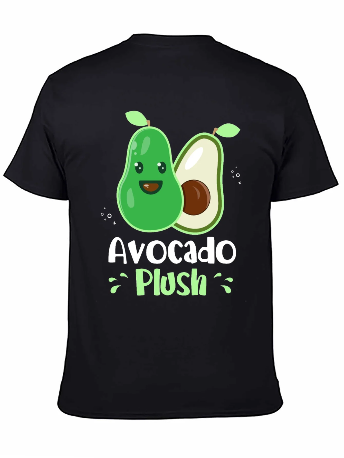 Rebbecca Avocado Plush Graphic T-Shirt - Black