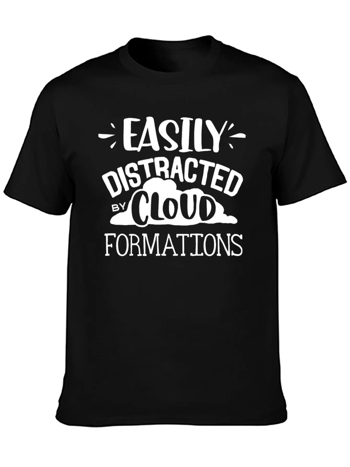 Rebbecca Easily Distracted By Cloud Formations Graphic T-Shirt