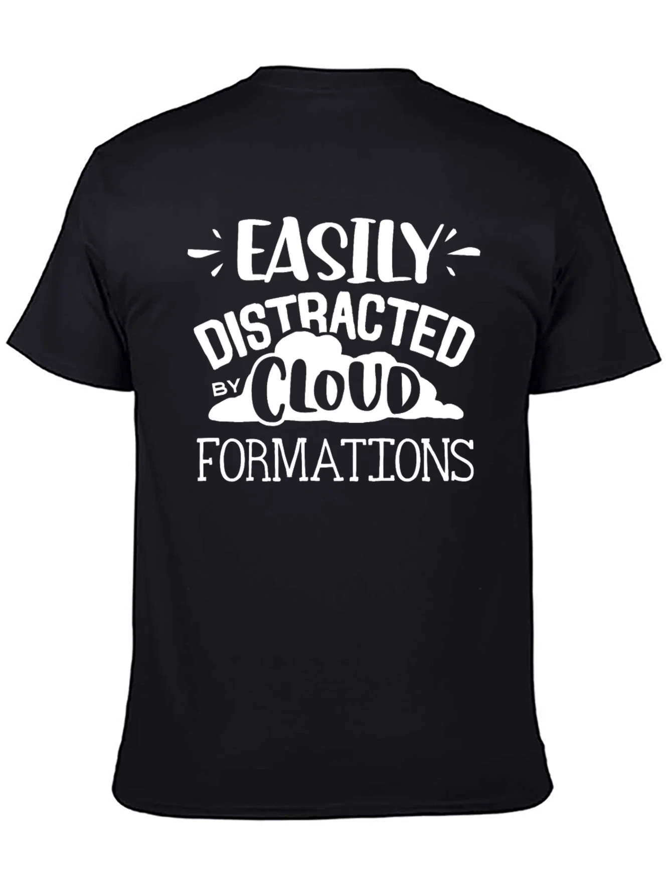 Rebbecca Easily Distracted By Cloud Formations Graphic T-Shirt