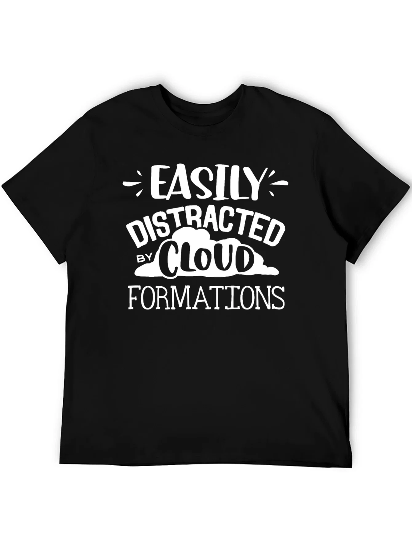 Rebbecca Easily Distracted By Cloud Formations Graphic T-Shirt