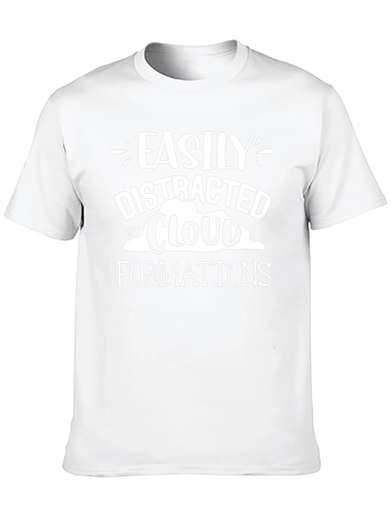 Rebbecca Easily Distracted By Cloud Formations Graphic T-Shirt