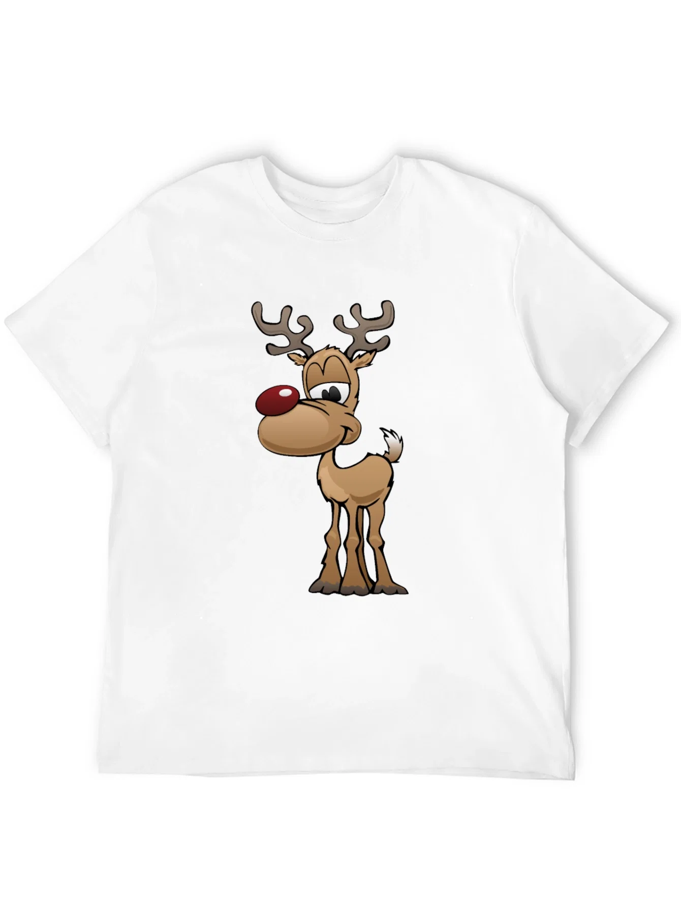 Rebbecca Festive Reindeer Graphic Tee - Holiday Fun!