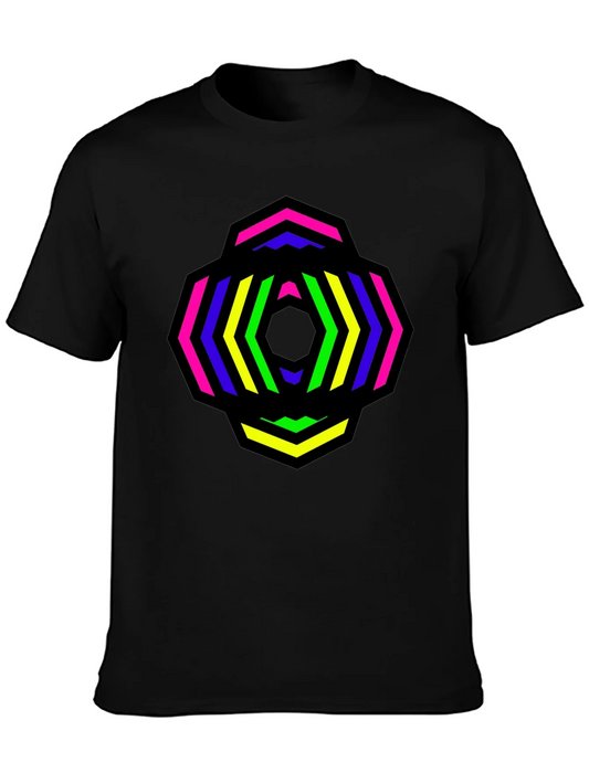 Rebbecca Geometric Pattern T-Shirt