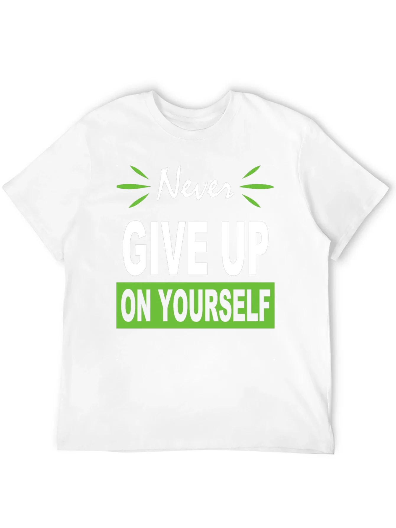 Camiseta Negra Motivacional Nunca te Rindas