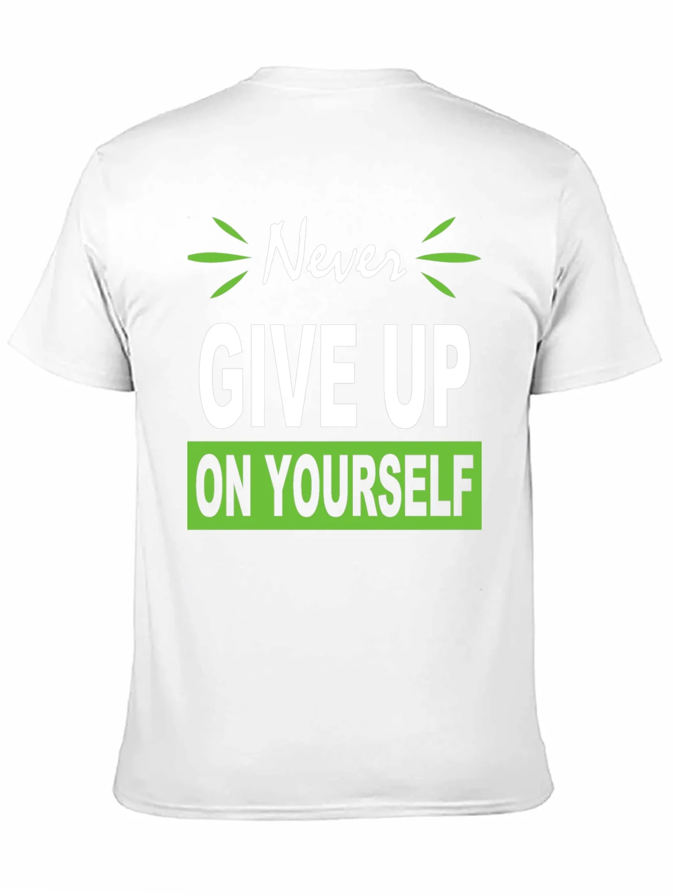 Camiseta Negra Motivacional Nunca te Rindas