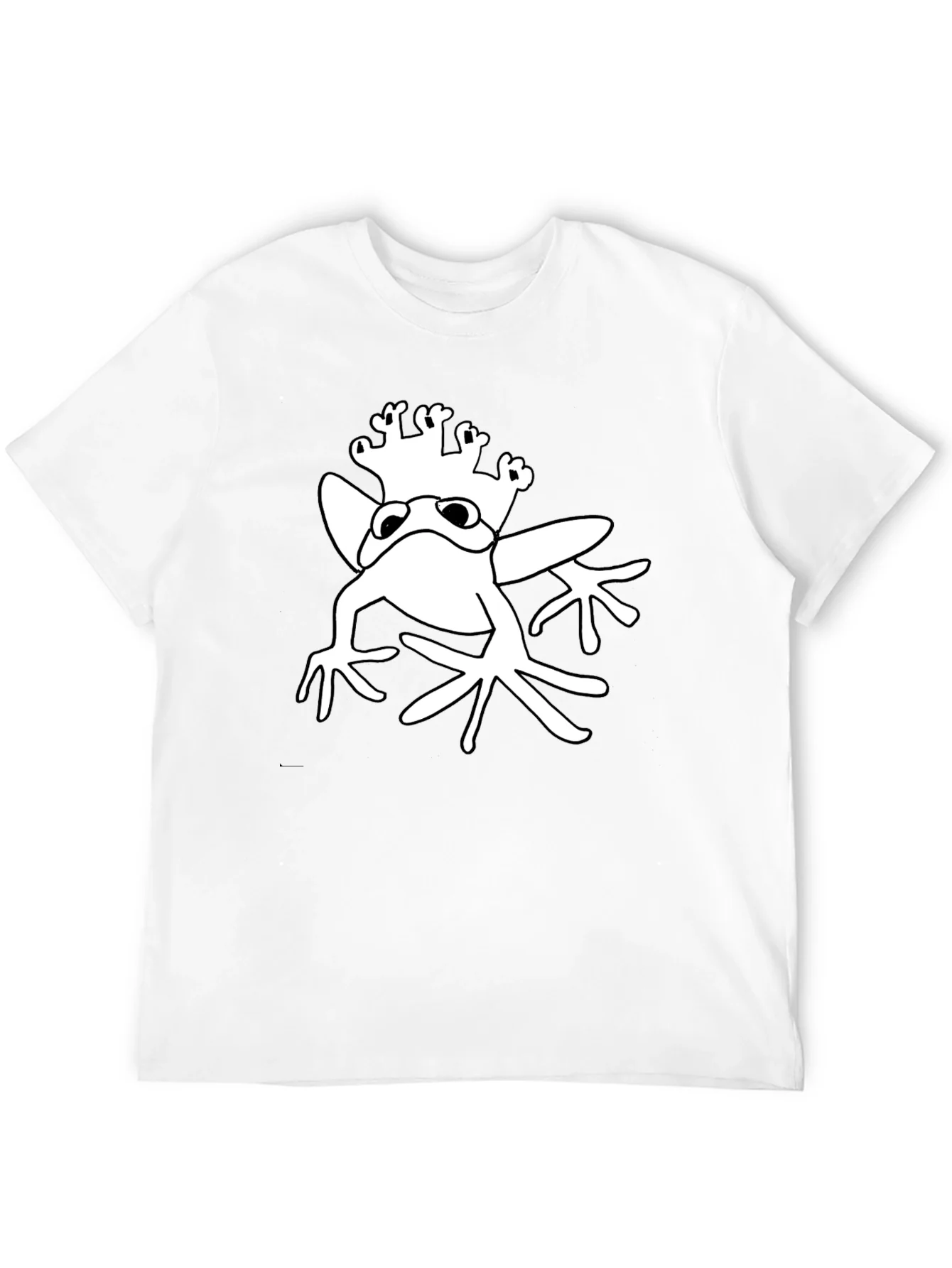 Rebbecca Frog Prince Graphic Tee - Black Cotton T-Shirt