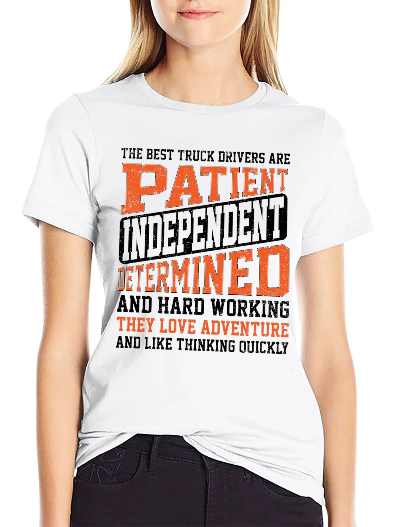 Camiseta Negra Mejores Conductores de Cami¨®n