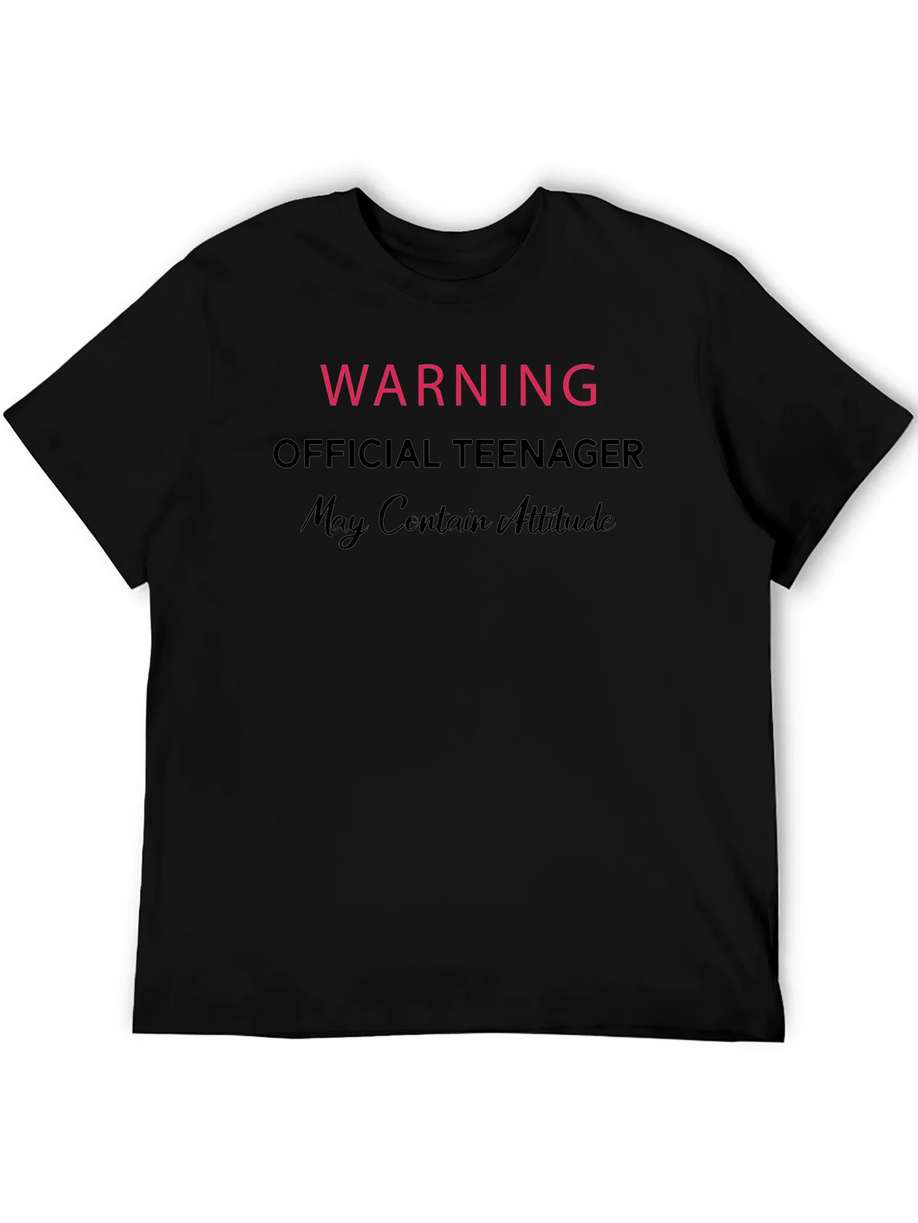 Rebbecca Warning Official Teenager T-Shirt Attitude Humorous