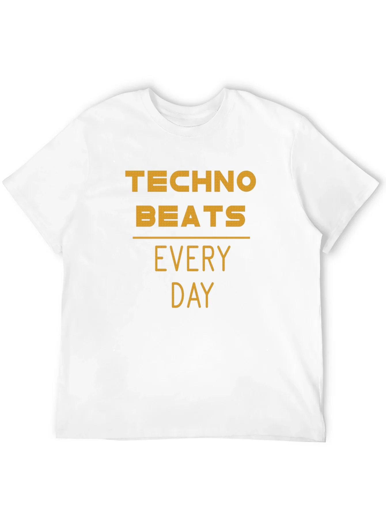 Camiseta Negra Techno Beats Every Day