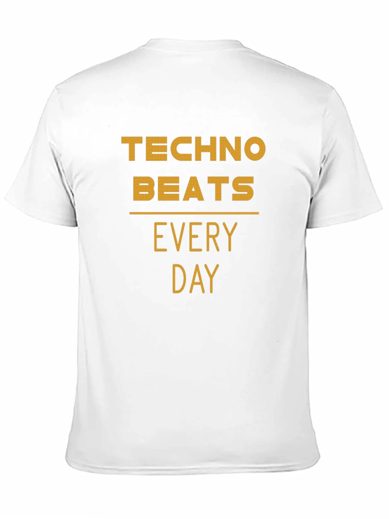Camiseta Negra Techno Beats Every Day