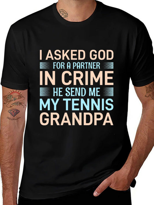 Rebbecca Tennis Grandpa Graphic T-Shirt