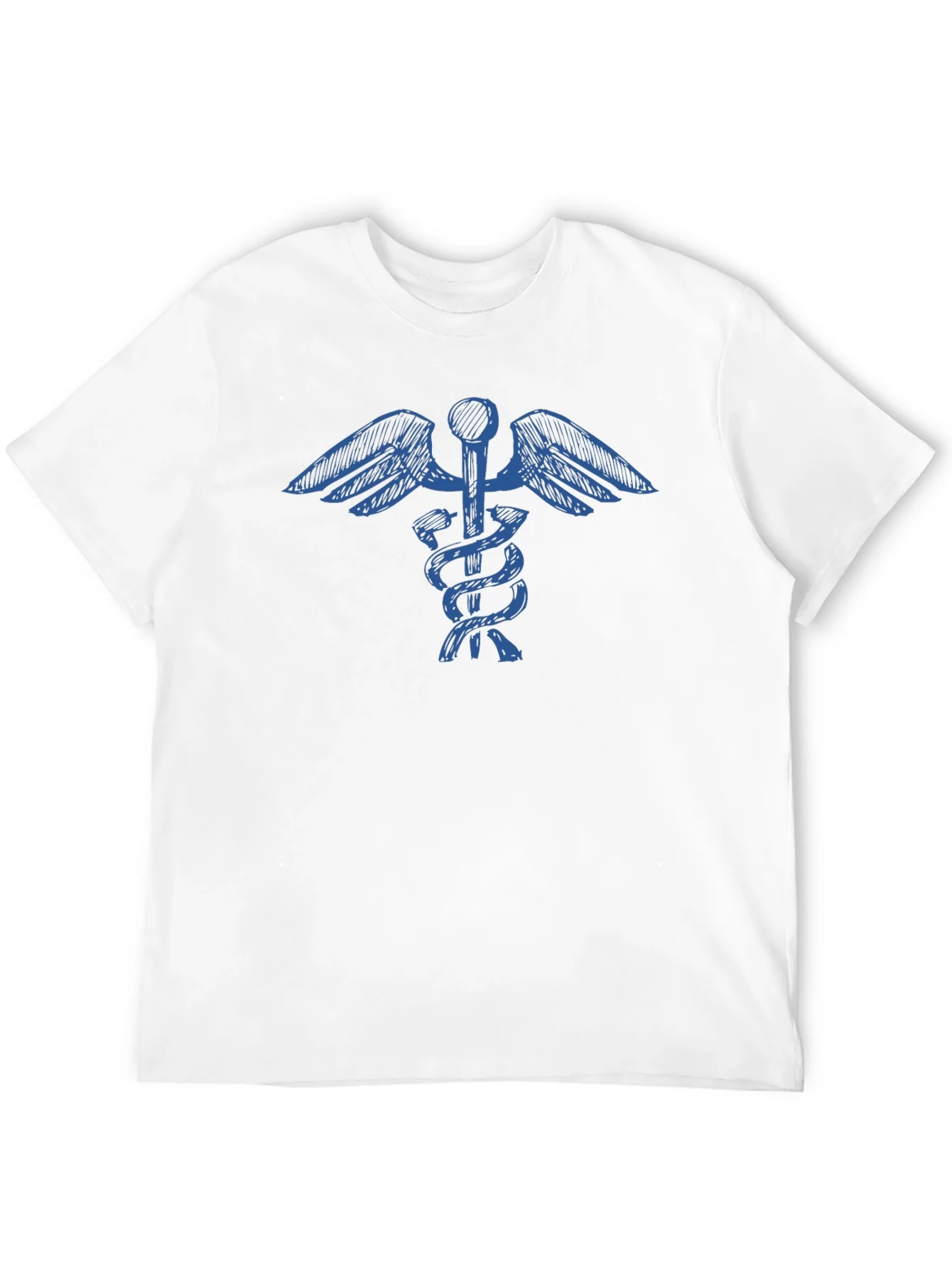 Rebbecca Caduceus T-Shirt - Medical Symbol Tee - Black