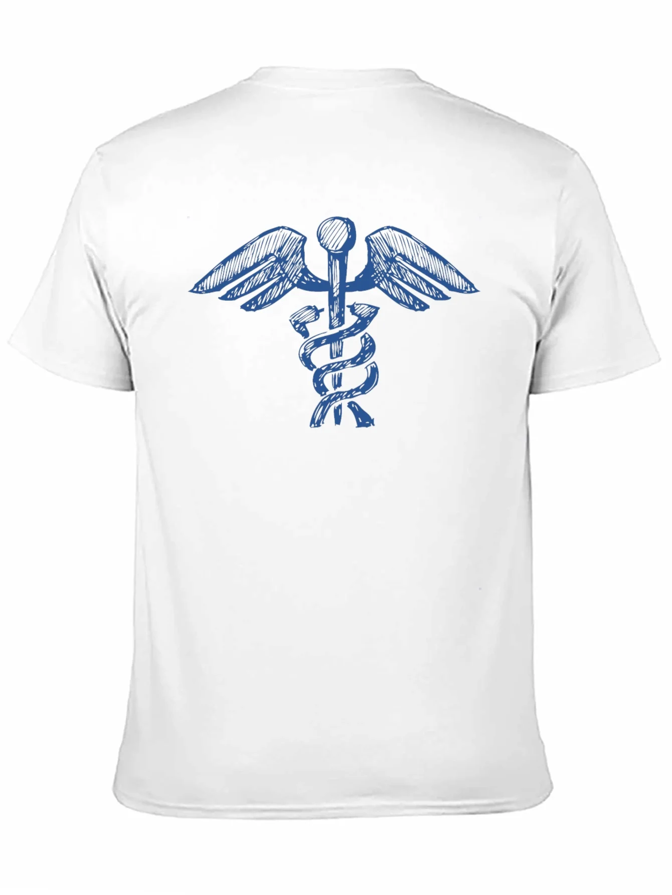 Rebbecca Caduceus T-Shirt - Medical Symbol Tee - Black