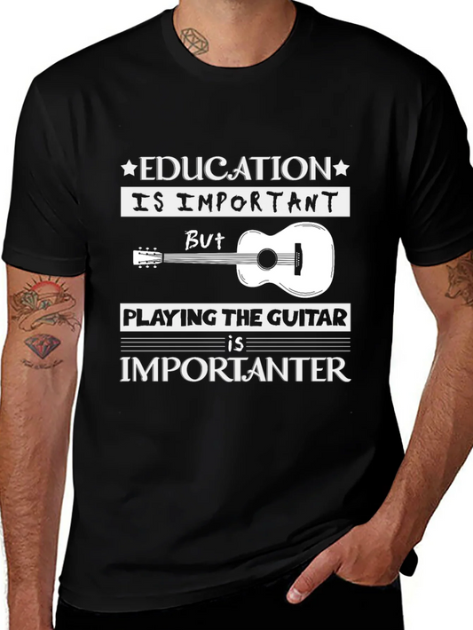 Rebbecca Education vs Guitar T-Shirt: Musicians Tee