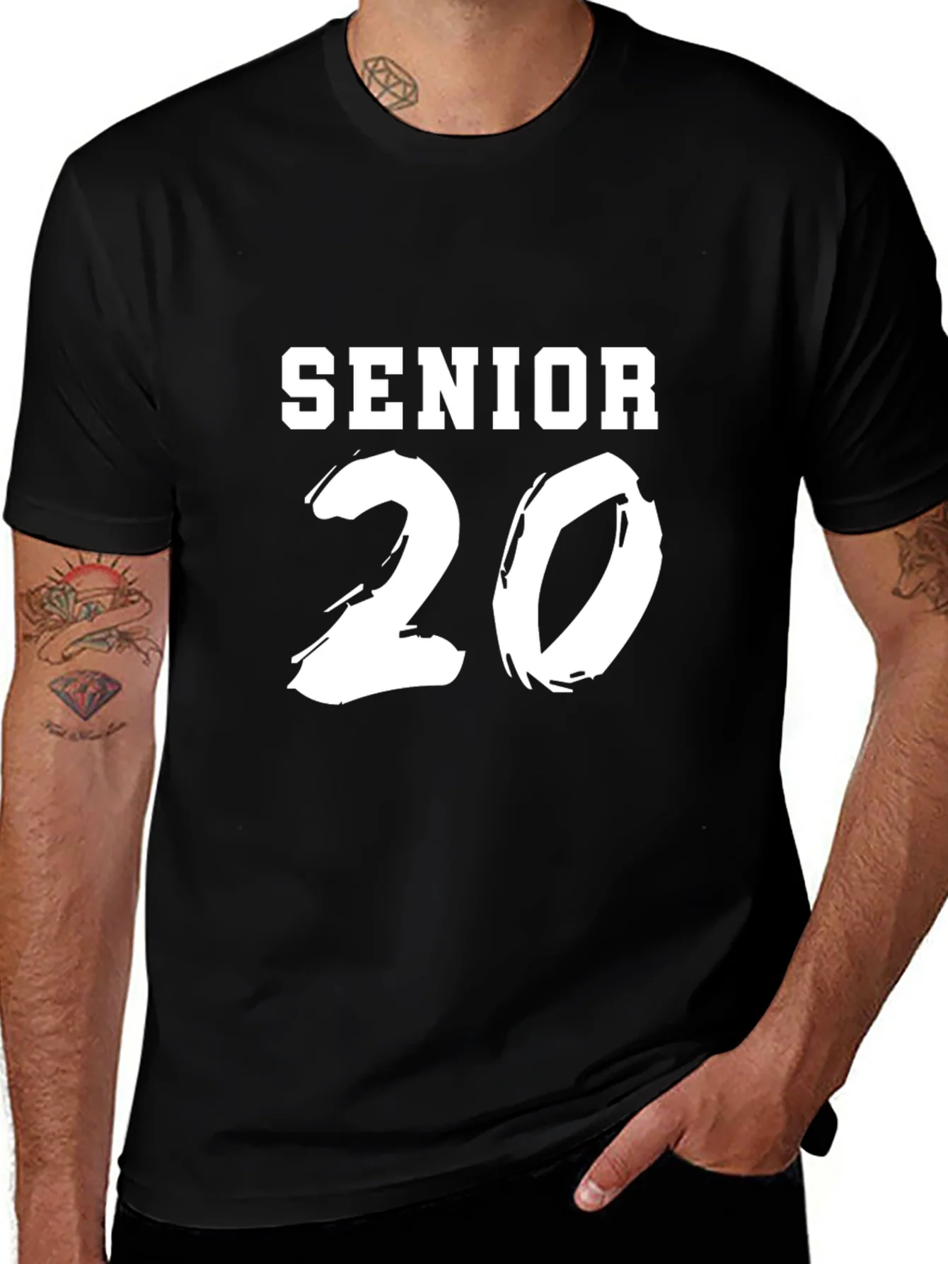 Camiseta Negra Senior 20