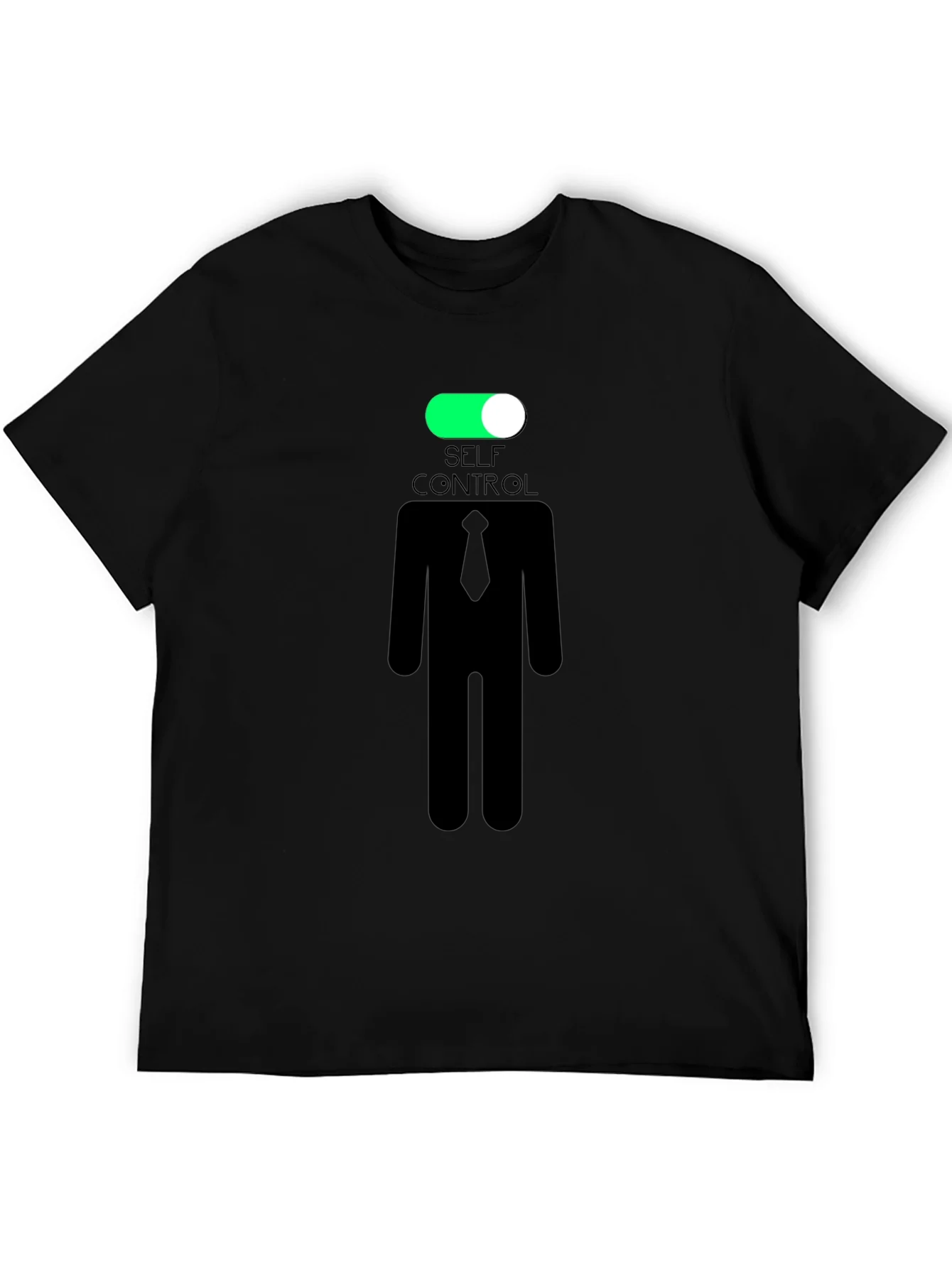 Camiseta Negra Autocontrol Activado