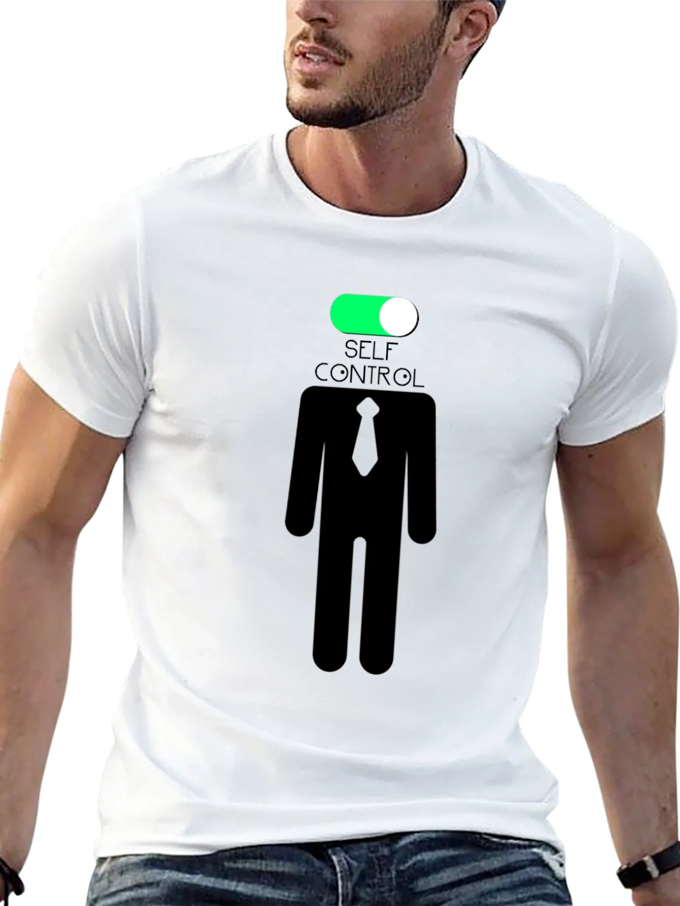 Camiseta Negra Autocontrol Activado