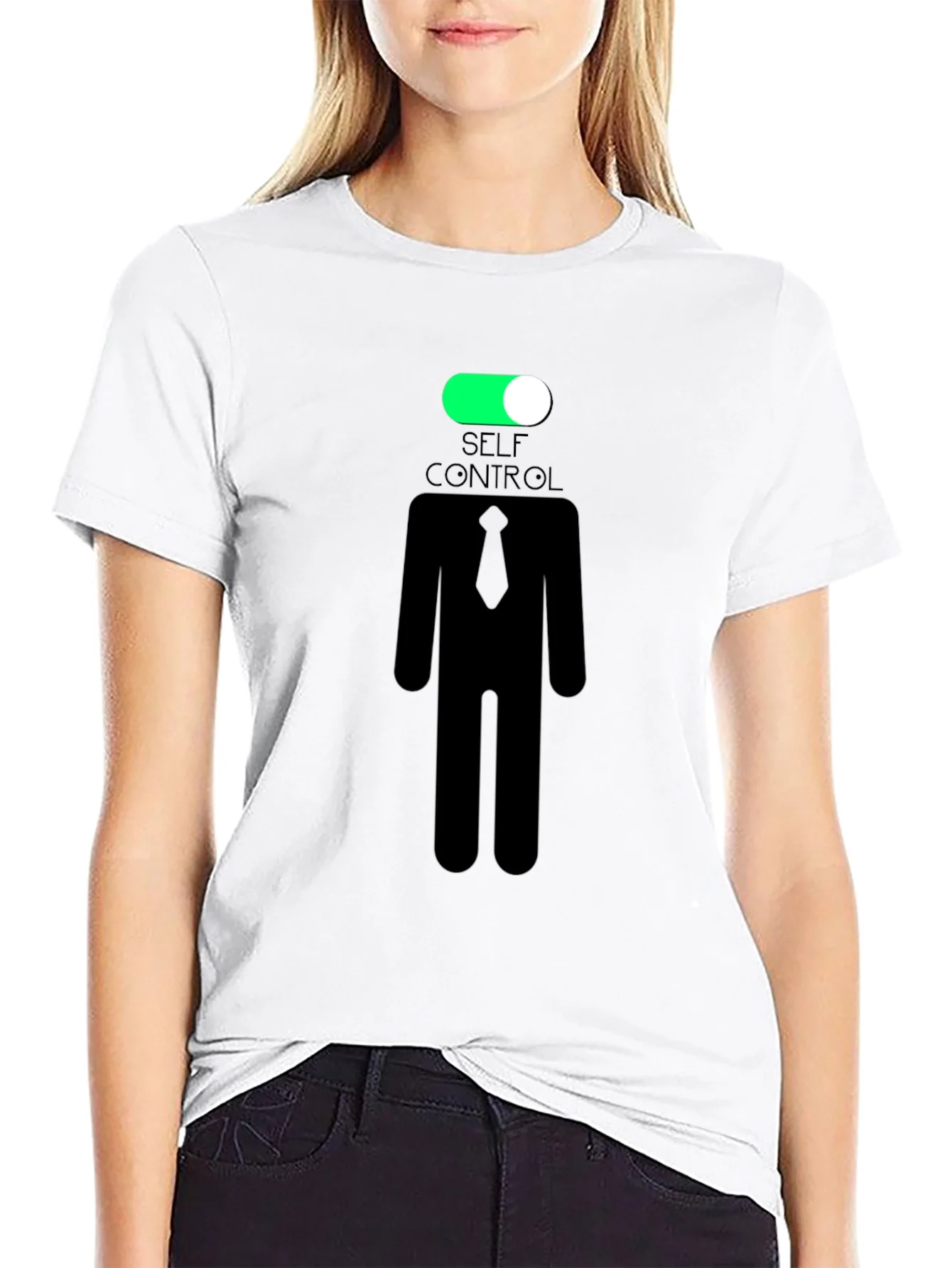 Camiseta Negra Autocontrol Activado