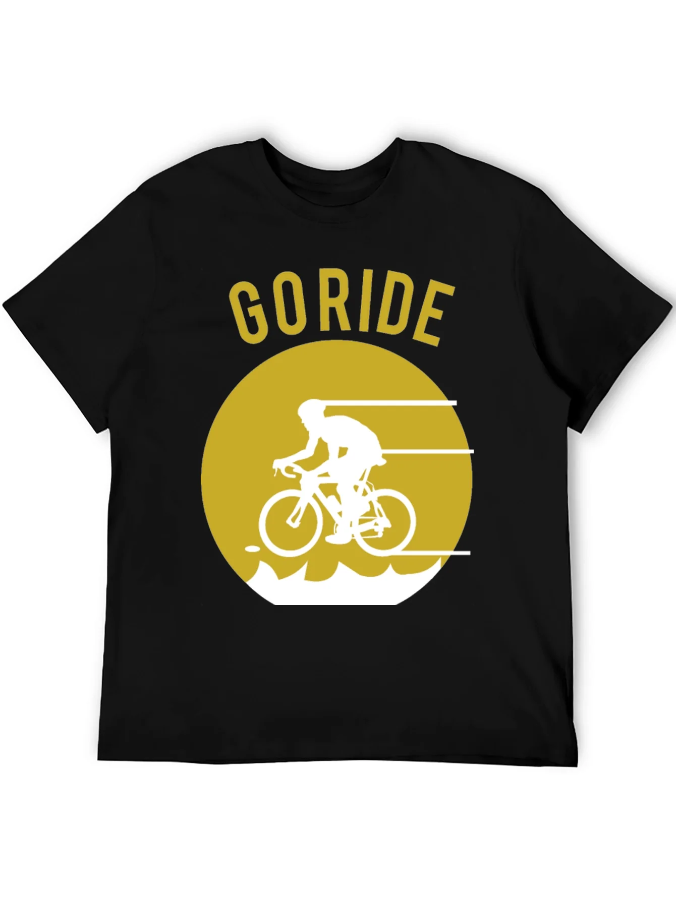 Rebbecca Go Ride Black T-Shirt | Cycling Design