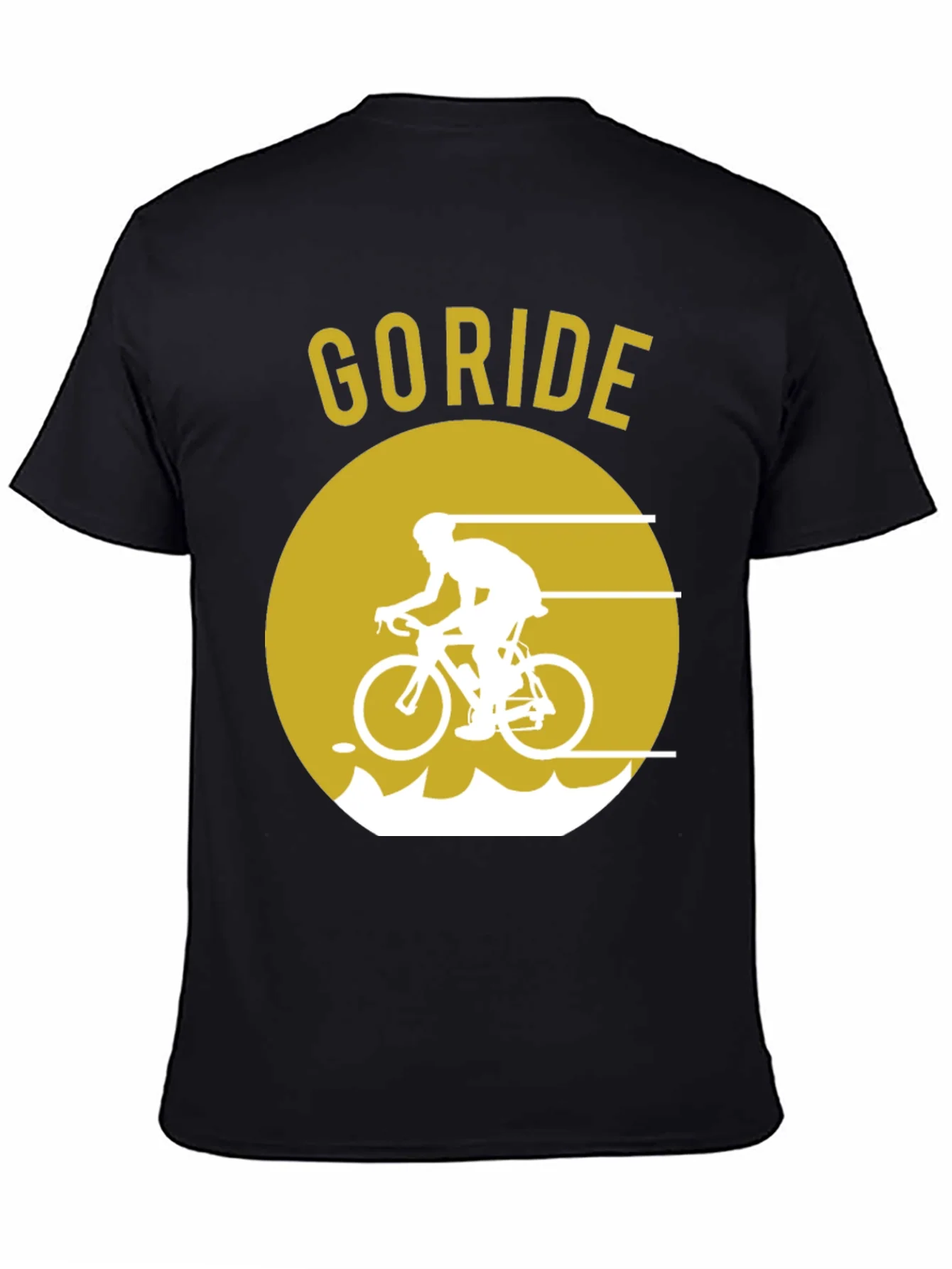 Rebbecca Go Ride Black T-Shirt | Cycling Design
