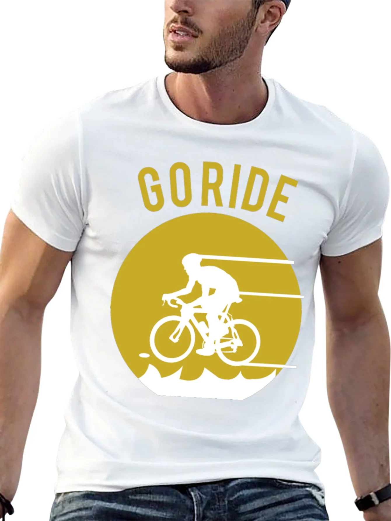 Rebbecca Go Ride Black T-Shirt | Cycling Design