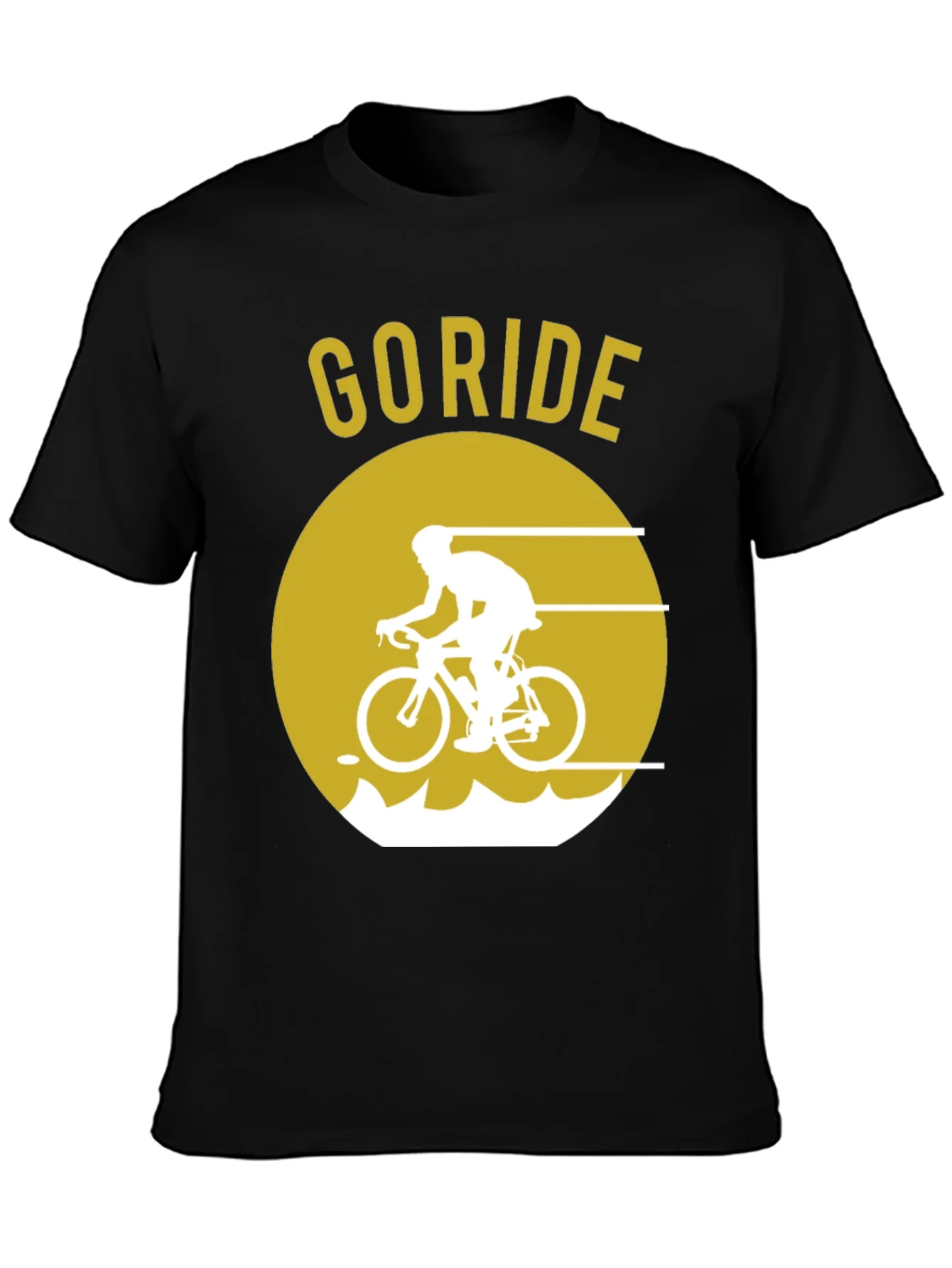Rebbecca Go Ride Black T-Shirt | Cycling Design