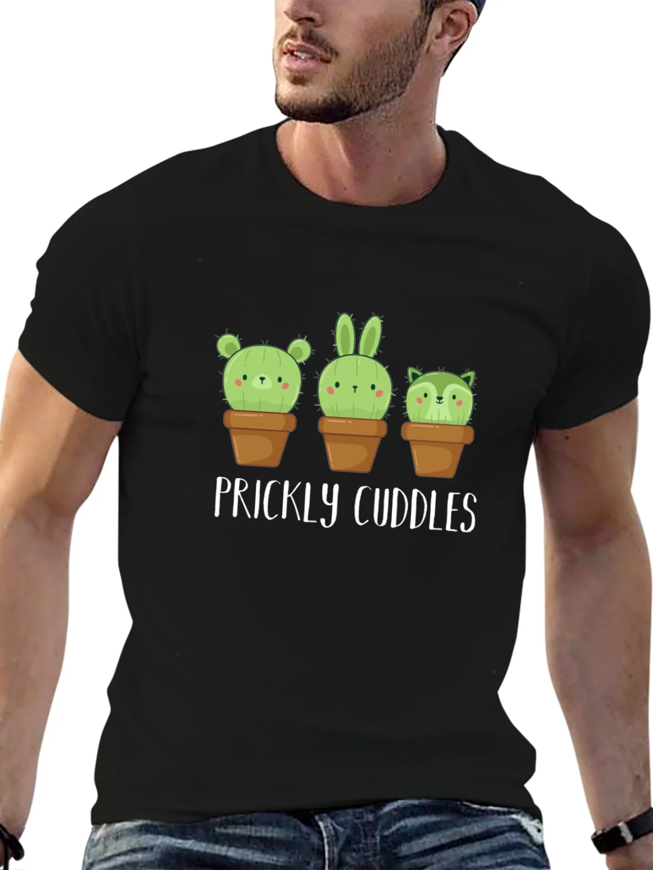 Rebbecca Prickly Cuddles Black T-Shirt
