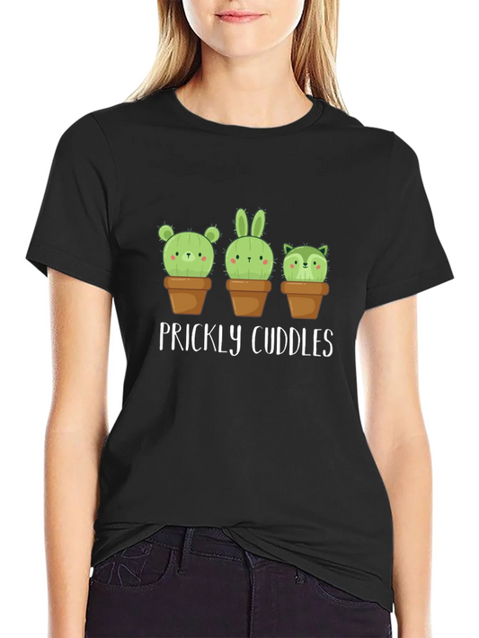 Rebbecca Prickly Cuddles Black T-Shirt