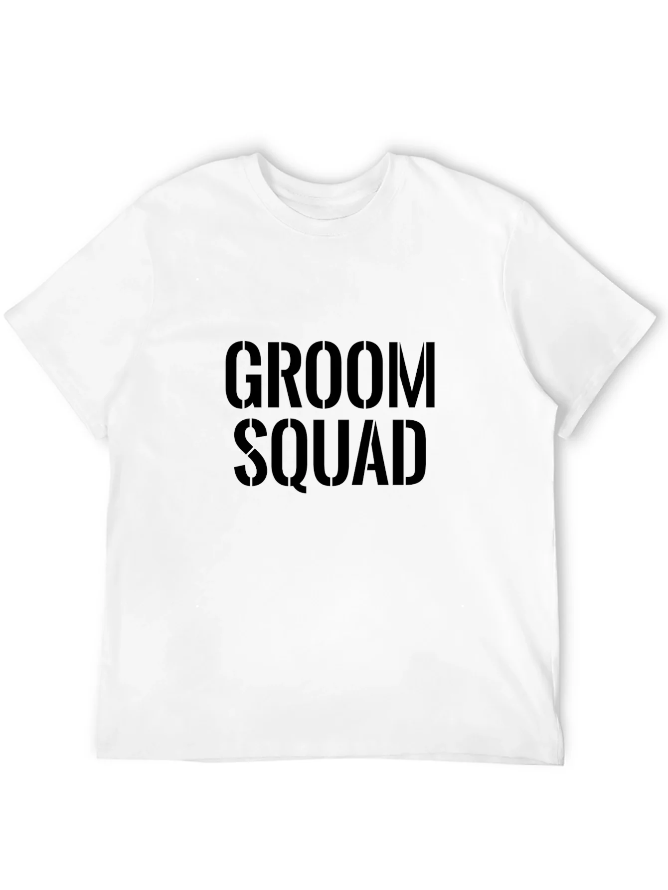 Rebbecca Groom Squad Black Graphic Tee - Wedding Party