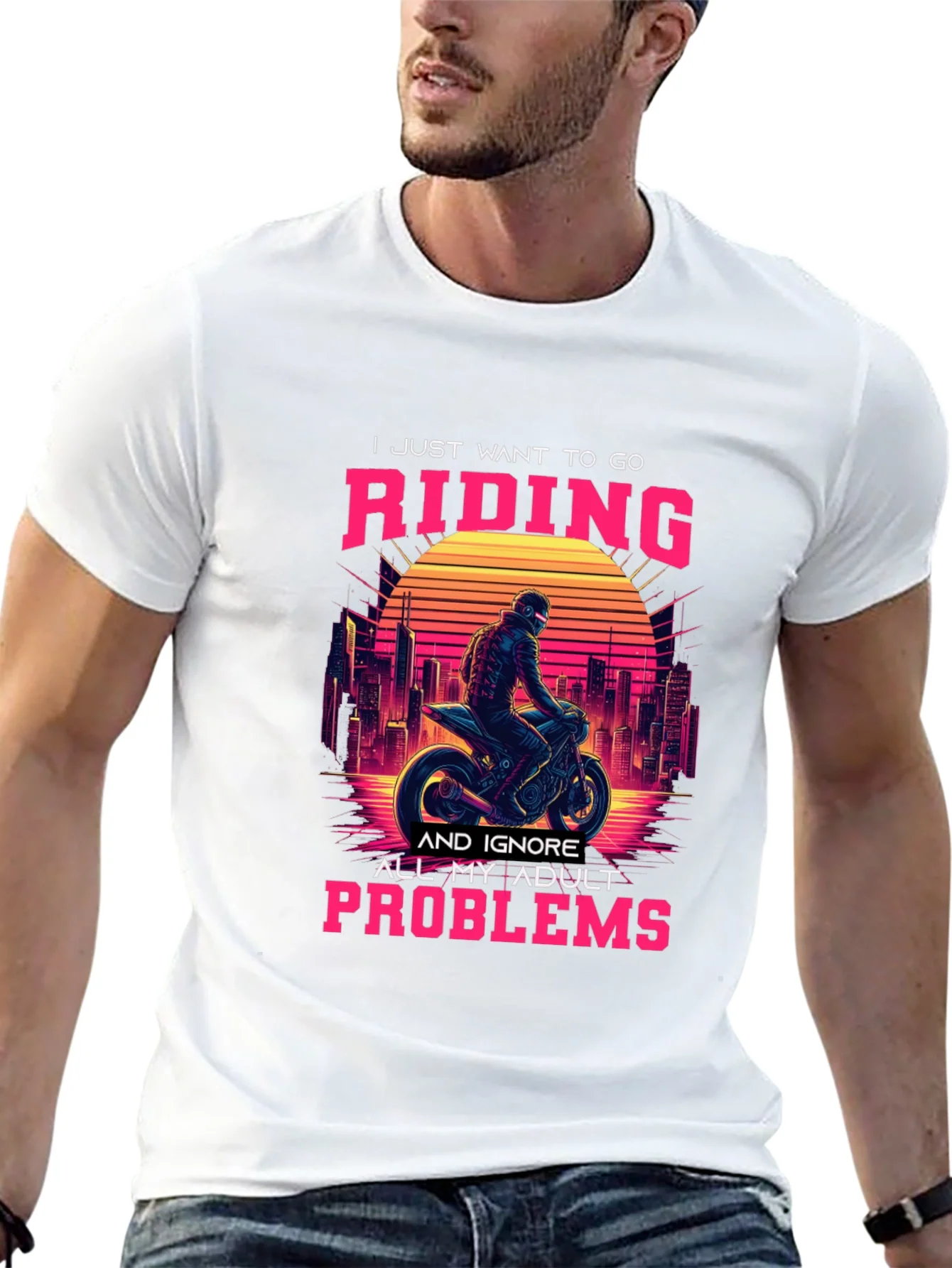 Rebbecca Ride Away Adulting T-Shirt